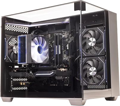 GTR Gaming PC | AMD Ryzen 7 5700X | RX 9060 XT-16GB | 32GB DDR4 3600MHz | 1TB NVMe SSD | 600W 80+ Bronze PSU | ARGB Case | Wi-Fi | Windows 11 Home