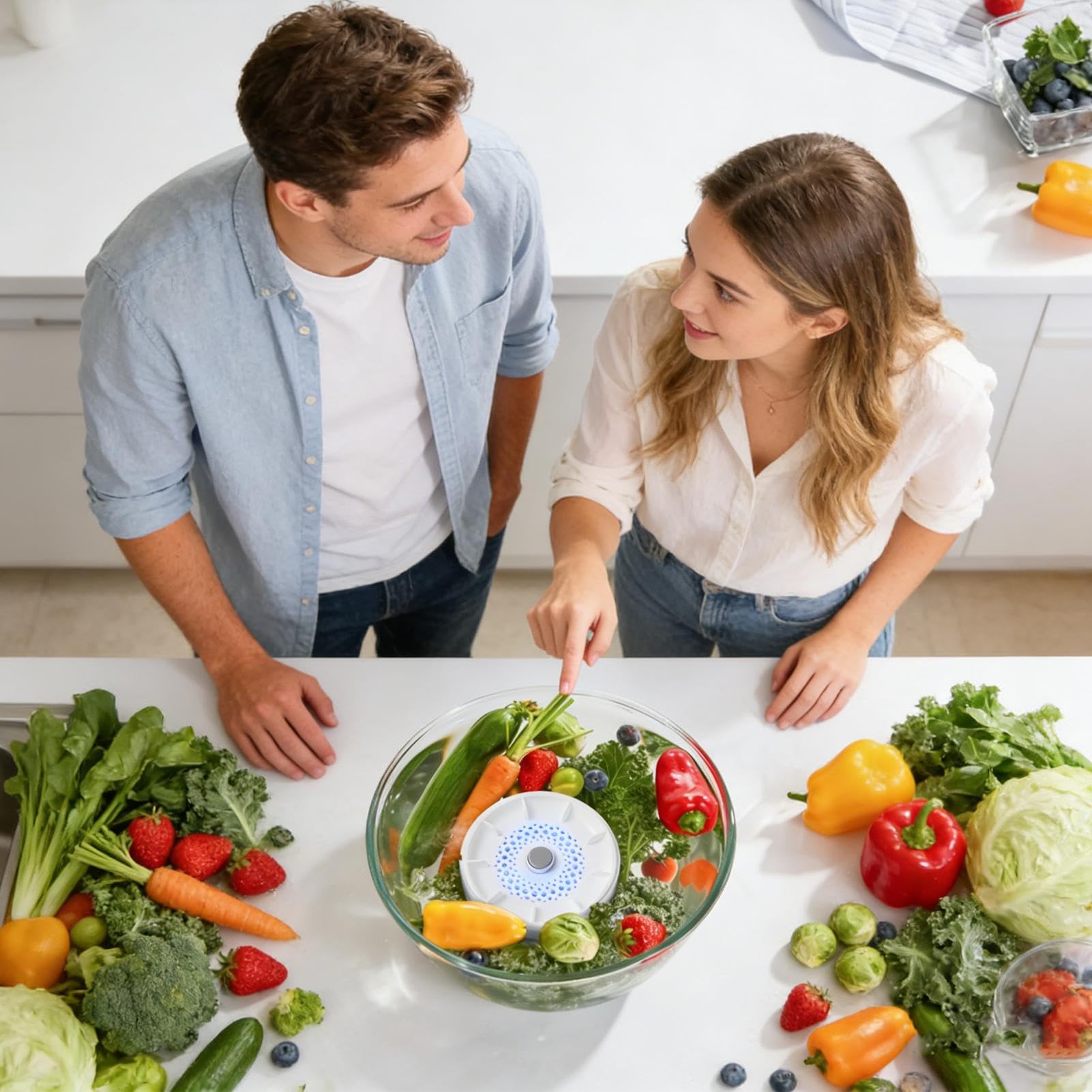 Lave-Légumes Purificateur De Lavage Automatique À L'eau