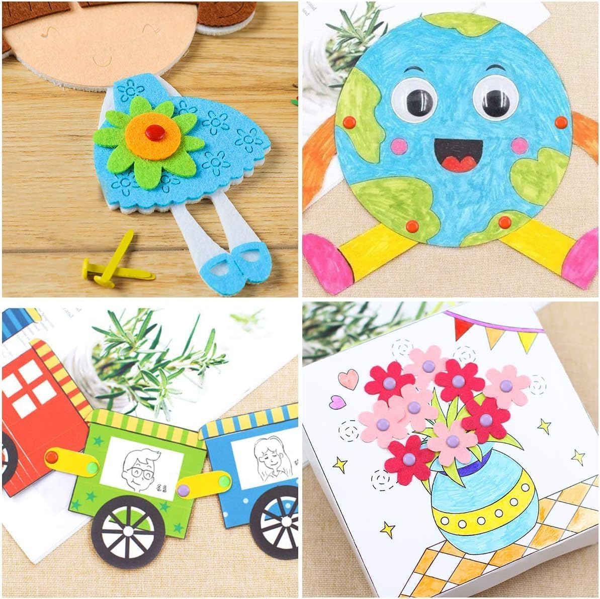 400 Fermacampioni Colorati Con Scatola - Per Scrapbooking, Carta E Cartoline (Diversi Colori) - Foto 6