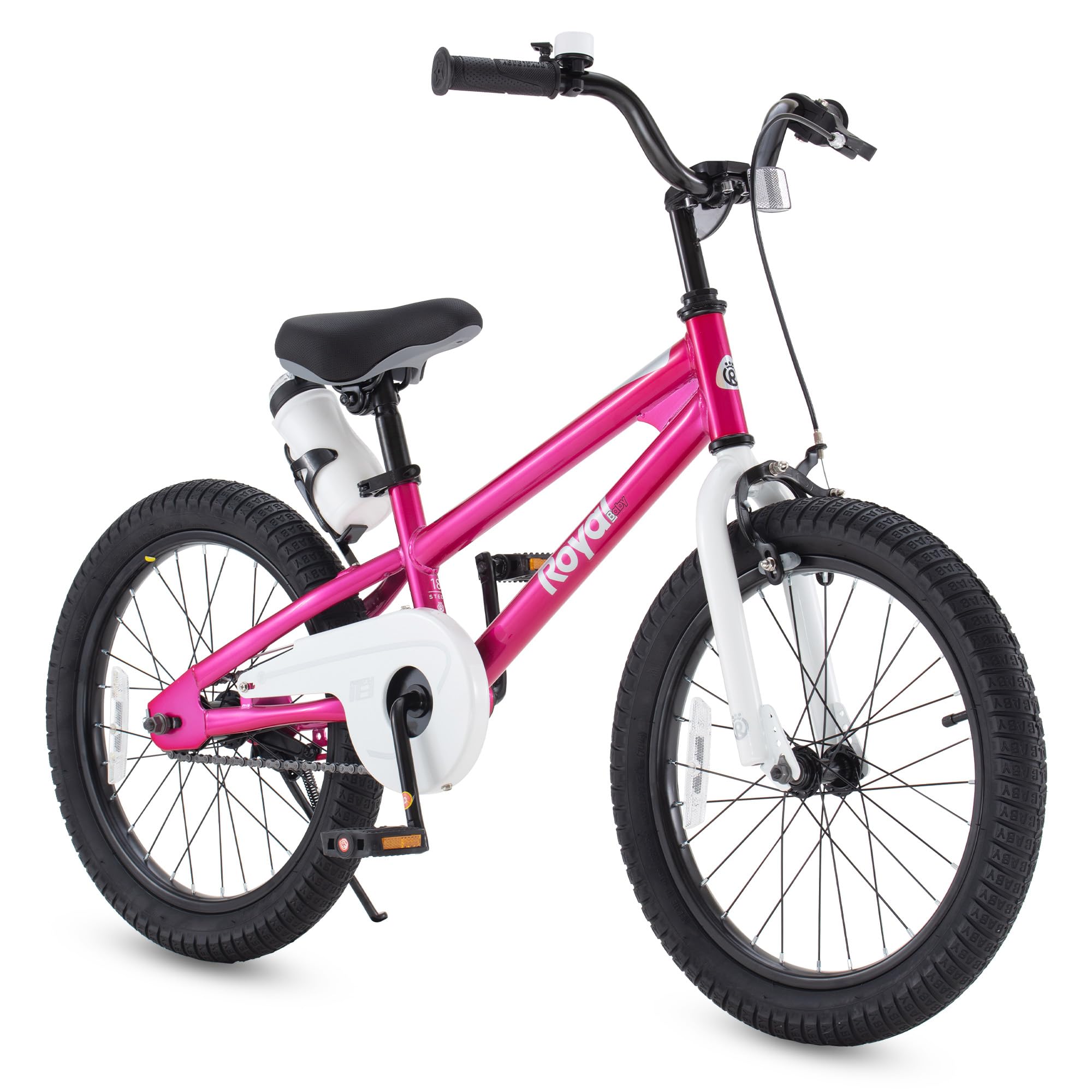 RoyalBaby Kids Bike EZ Freestyle Training Free Balance to Pedal Easy Learning Bicycle, 12-18 Inch for Toddlers to Big Kids