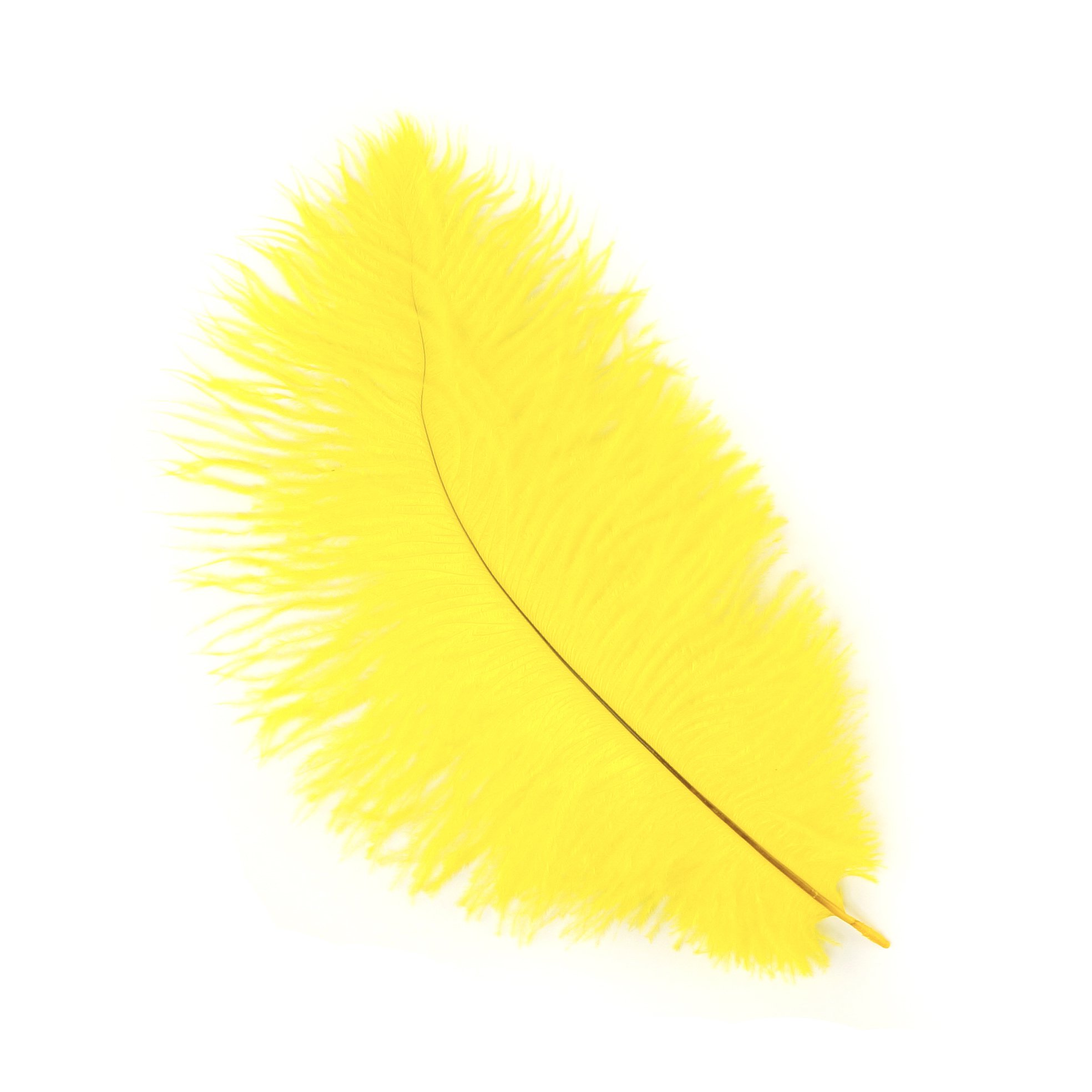 ZUCKERFeather (TM) - Ostrich Feathers-Drabs Selected - Yellow