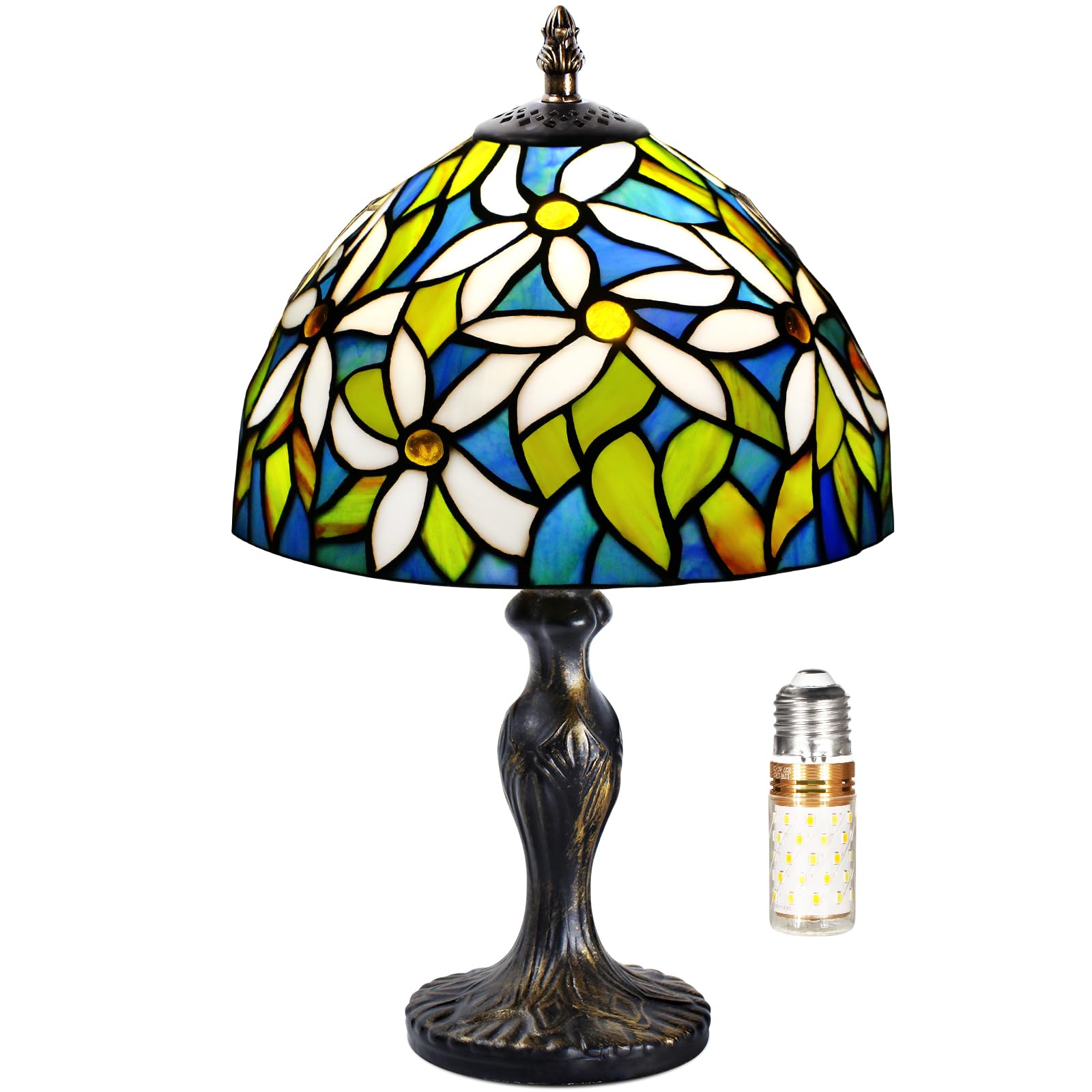 Spardar Table Lamps with Light Bulb, Vintage 