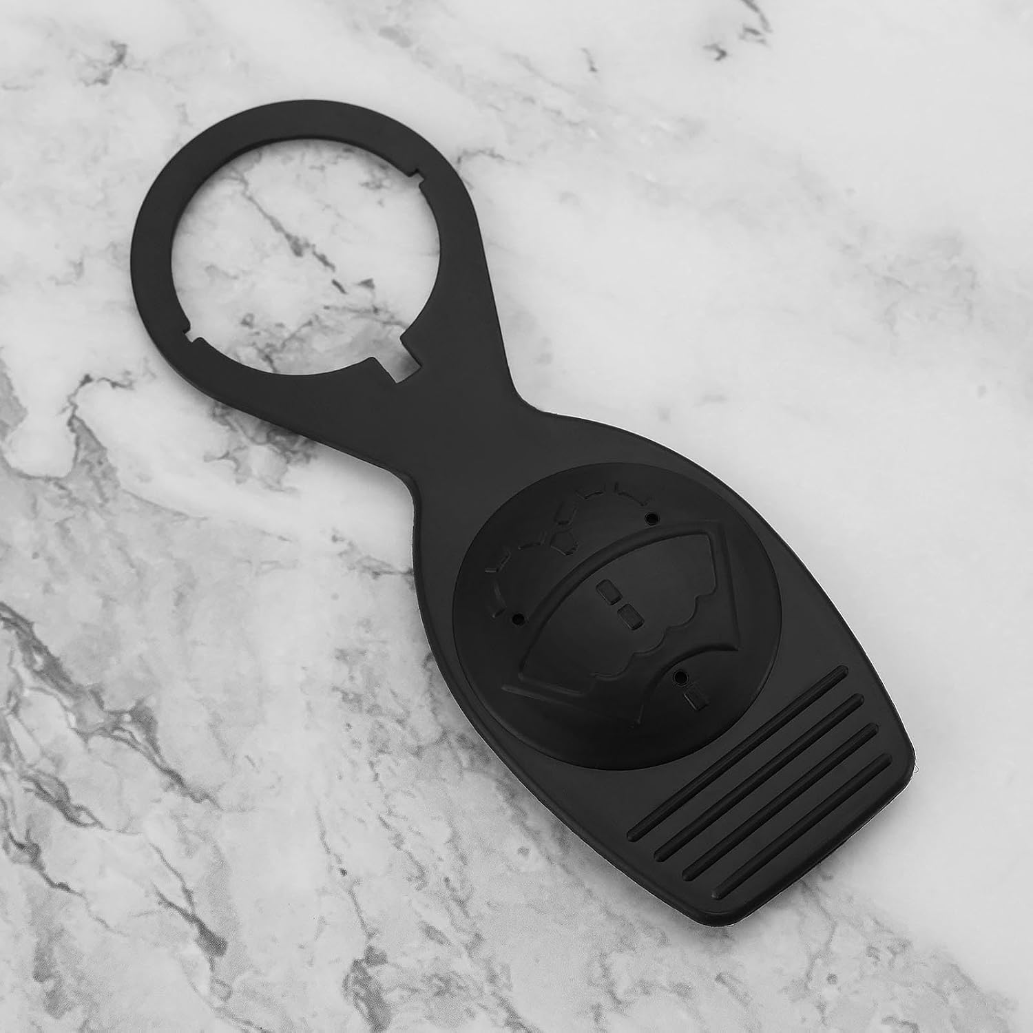 The Lord of the Tools 1x Wiper Wash Reservoir Cap Windscreen Washer Bottle Cap 1H0955455 Compatible with Seat Compatible with Skoda Car Windshield Reservoir Plastic Cover Bottle Cap Gasket Black