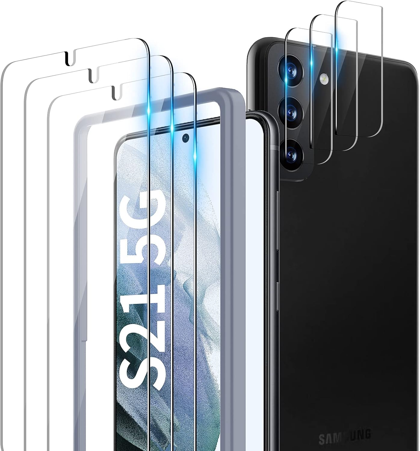 TOCOL [6 Pack Compatible with Samsung Galaxy S21 5G 6.2