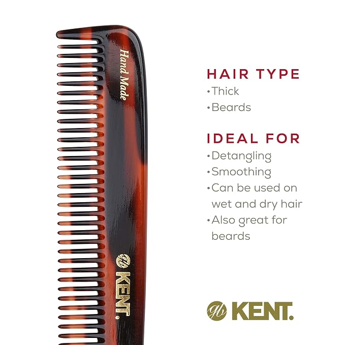 Peine Kent R9T para cabello grueso y rizado miniatura 6