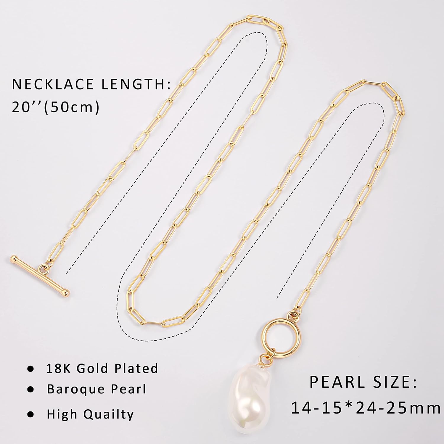 SOFYBJA Saint Benedict Necklace Drop 18K Gold Toggle Medallion Coin Cross Pendant Necklaces Religious Jewelry Catholic Gift for Women - Image 3