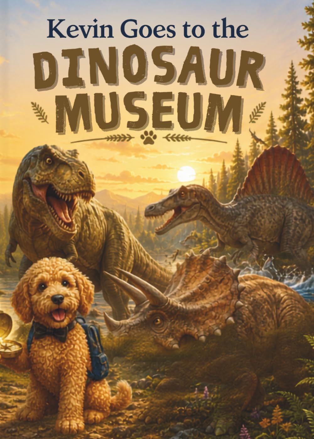 Kevin Goes to the Dinosaur Museum: A Kevin The Puppy Adventure (Kevin's Big Adventures)