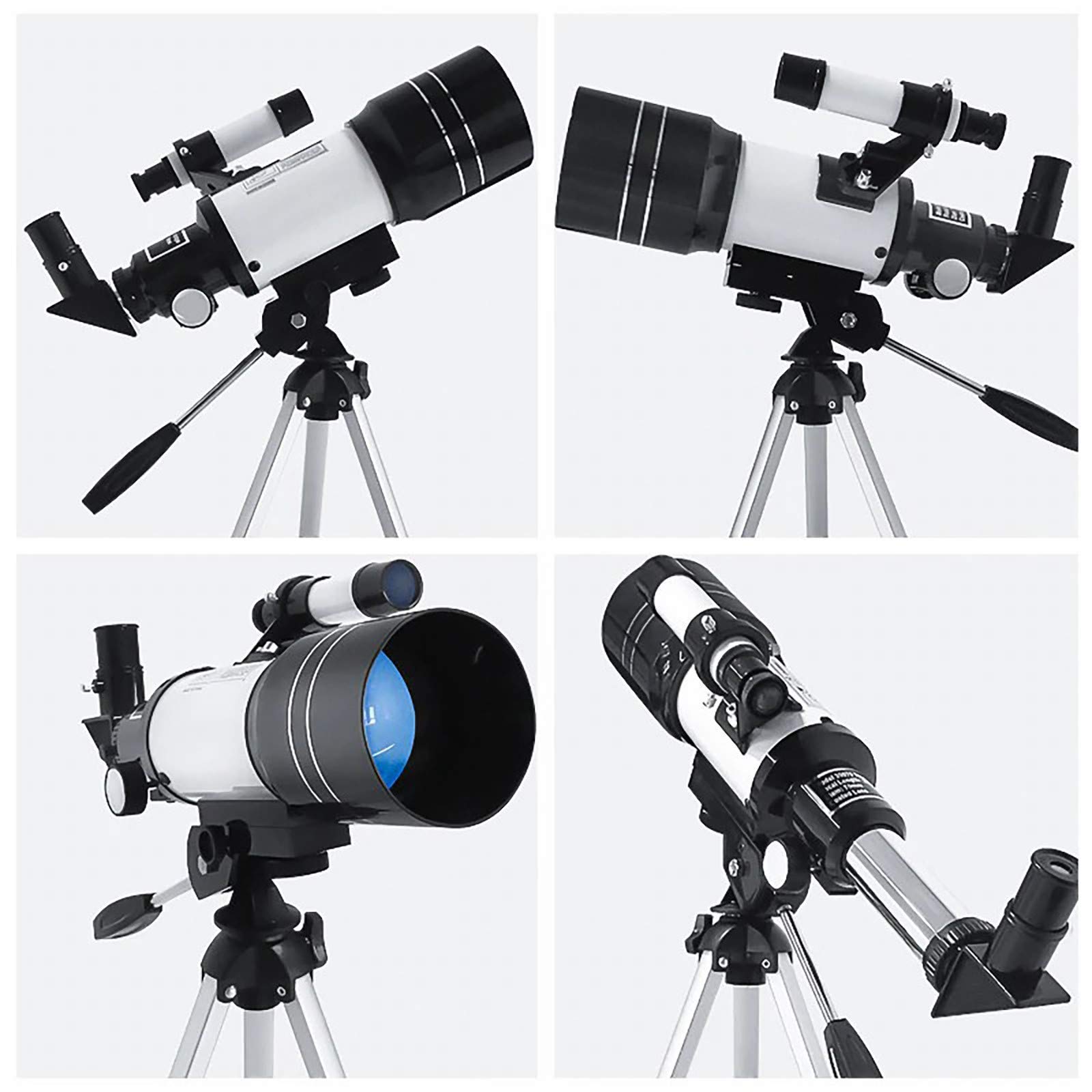 Teleskop dla astronomii dla dzieci śli początkujący, szybki teleskop refraktorowy dla astronomii 70 mm Aperture 400 mm Telescope z statywem