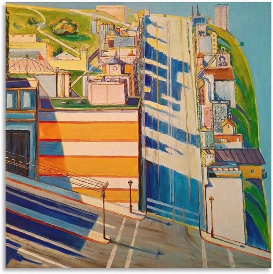 Amazon.co.jp: Wayne Thiebaudウェイン・ティーボー絵画 アート