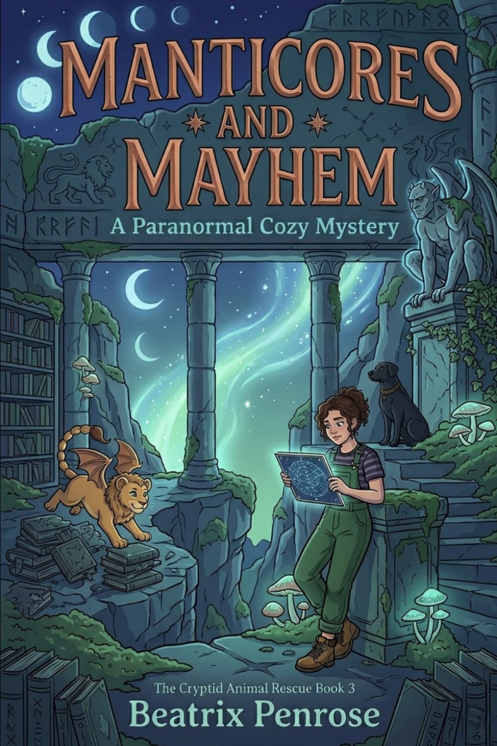 Manticores and Mayhem: A Paranormal Cozy Mystery (The Cryptid Animal Rescue Book 3)