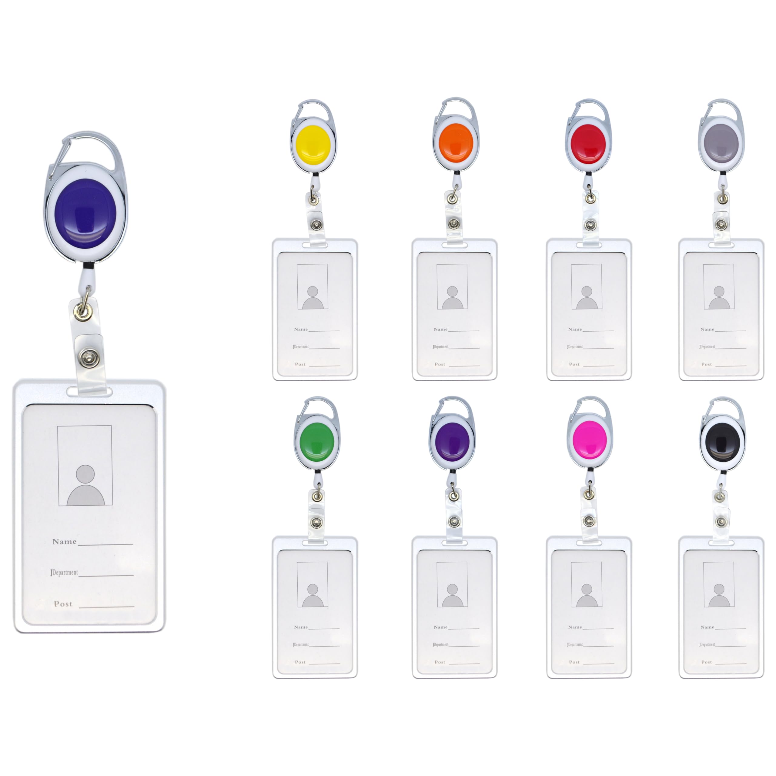 Ausweisjojo Schmalz bleu anti-perte pour carte et clés x10