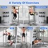 Barra de dominadas RELIFE REBUILD YOUR LIFE de pie para gimnasio en casa | Estación de fondos y dominadas, equipo de fitness multifuncional para dominadas, fondos, flexiones, entrenamiento de fuerza de cuerpo completo 3