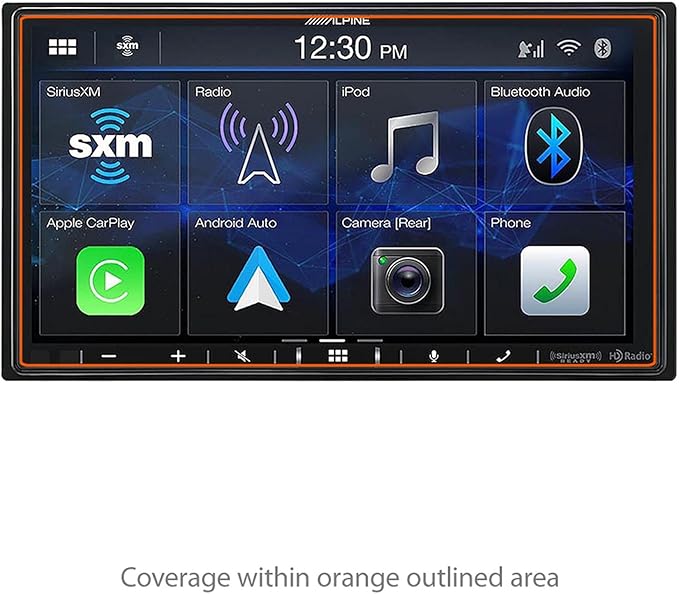 BoxWave Protector de Pantalla para Alpine iLX-407 (2 Unidades) miniatura 2