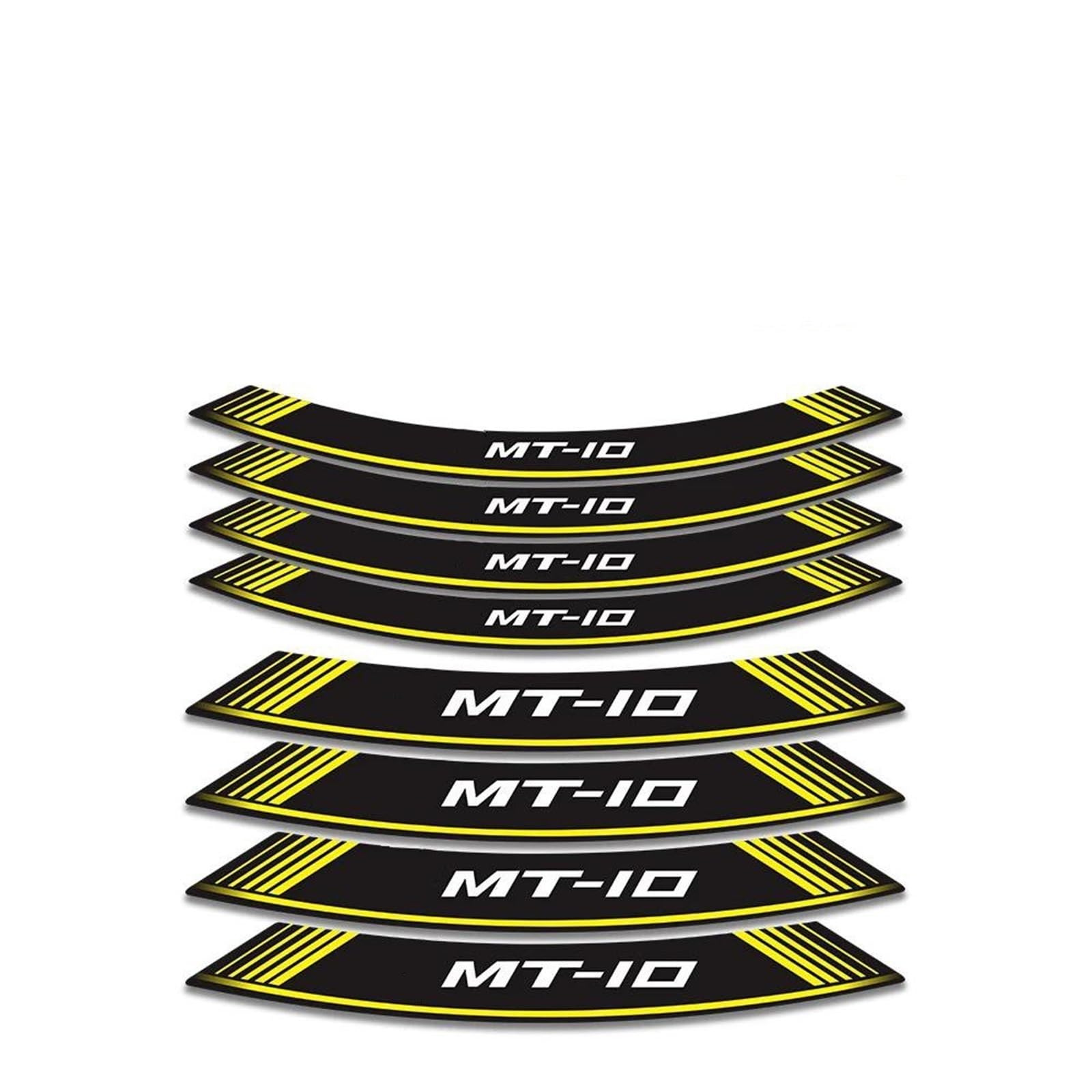 Stickers Motorcycle Stickers Reflective Wheel Rim for MT-10 MT10 Mt 10(Style 4)