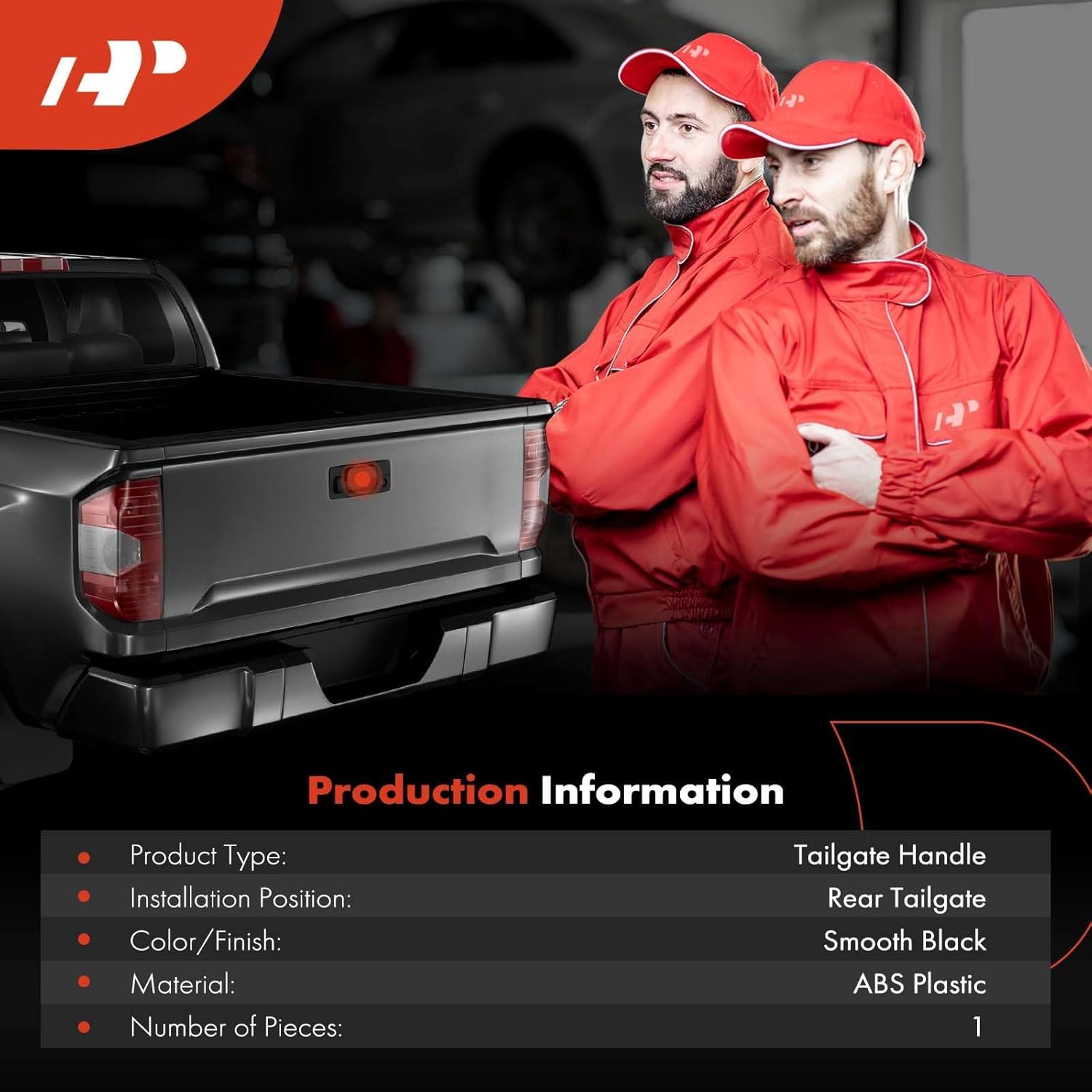 A-Premium Tailgate Handle Liftgate Latch Handle Compatible with Ford Explorer 1998-2001, Explorer Sport 2001, Windstar 1995-1998 & Mercury Mountaineer 1998-2001, Smooth Black, Replace# F58Z-7843400-A