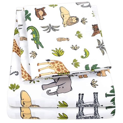 1500 Supreme Kids Bed Sheet Collection - Fun Colorful and Comfortable Boys and Girls Toddler Sheet Sets -
