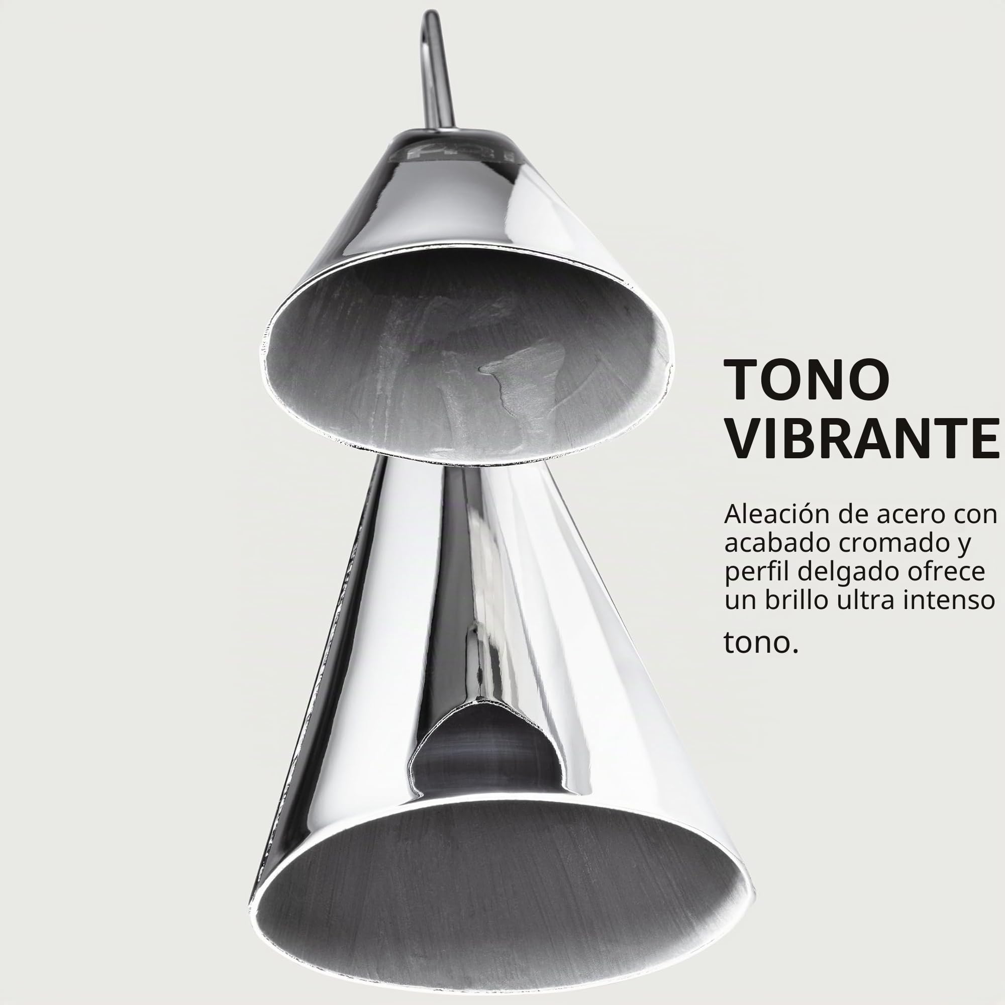 Meinl STBAG3-CH - Los modelos tradicionales de AGOGO cromo, medio