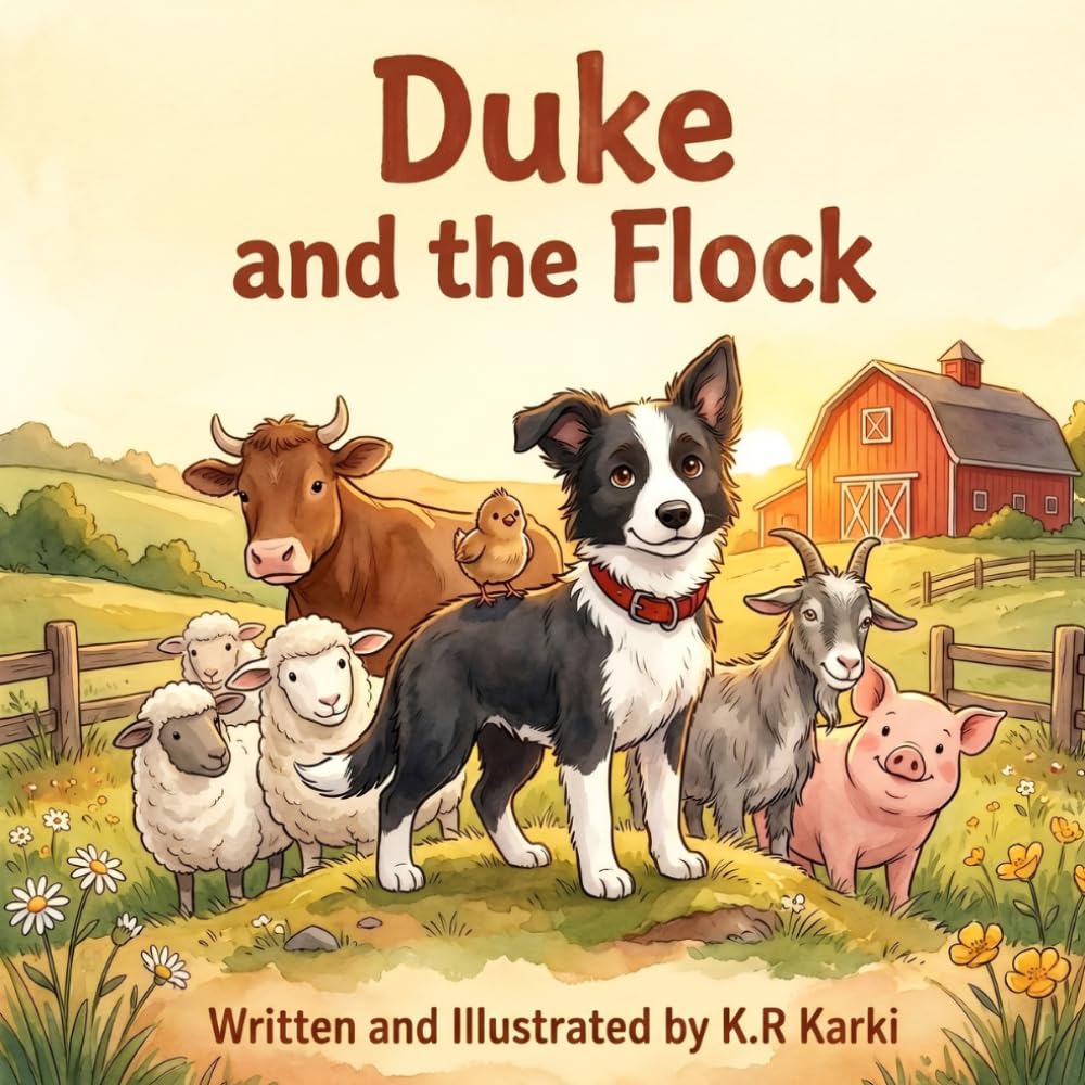 Duke and the Flock: The Story of a Brave Sheepdog — A Picture Book About Courage, Friendship and Finding Home