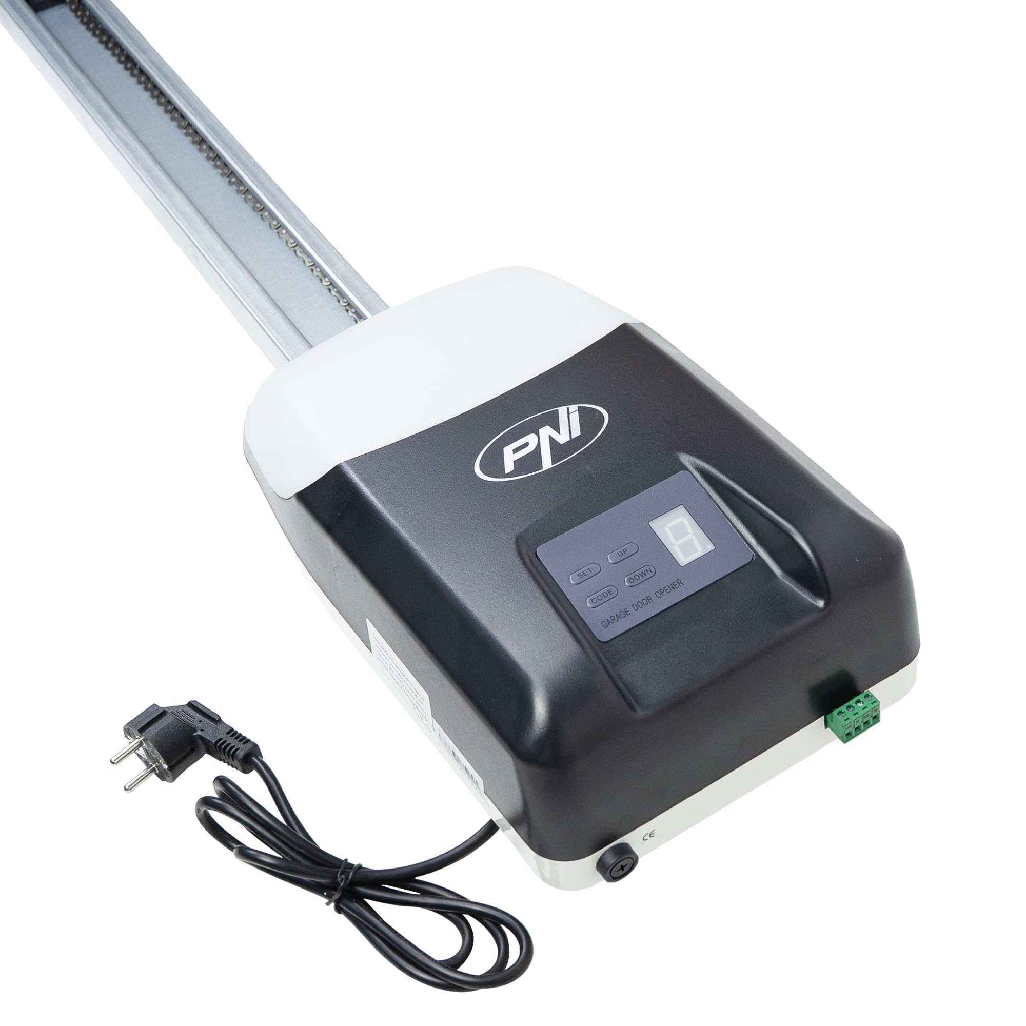 PNI Kit automazione porta garage AGD1200, potenza 1200N per porte sezionali fino a 17m2