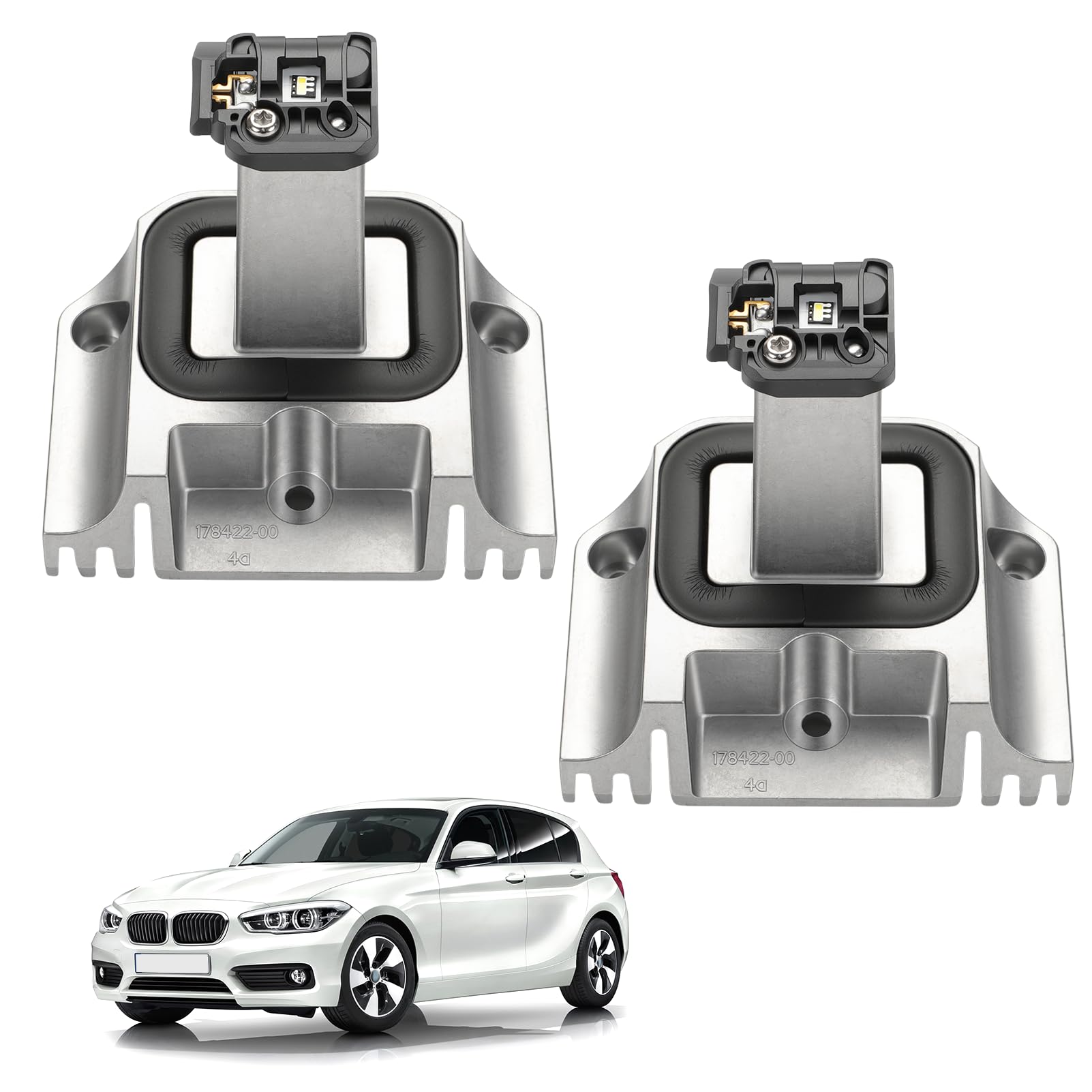 Angel Eyes Modul Für BMW 1er F20 F21 2011-2015, Tagfahrlicht DRL Modul, Lichtmodul Scheinwerfer, 63117296905 9DW181697-001, Links & Rechts