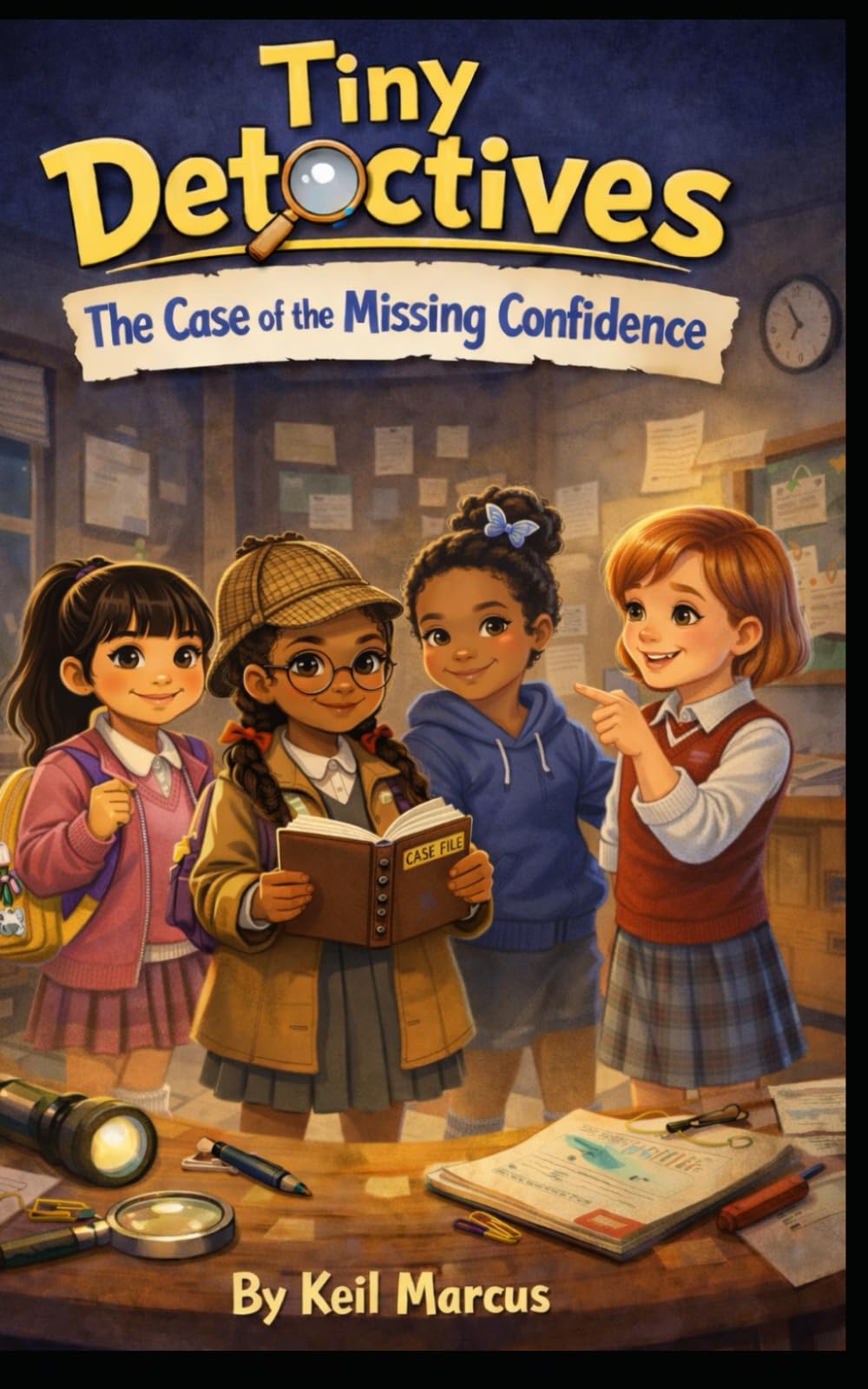 Tiny Detectives: The Case of the Missing Confidence: Children ages 6-10 Adventure Book with (SEL) Social Emotional Learning, Includes Interactive Discussion Questions (The Tiny Detectives Series)