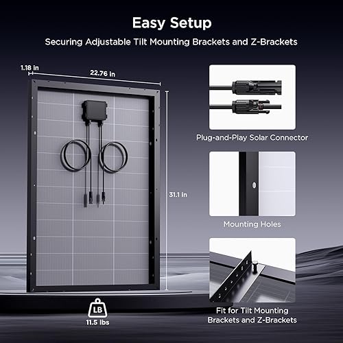 Miniatura 7 de N-Type 16BB Mini panel solar de 400 W, 4 piezas de panel solar compacto de 12 V 100 W, 25 % módulo fotovoltaico monocristalino de alta eficiencia,