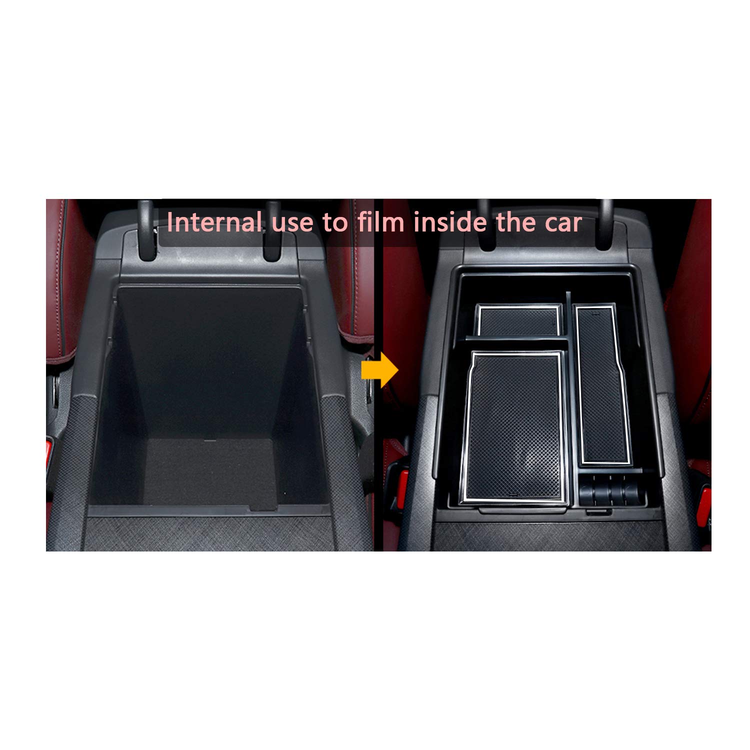 LFOTPP Custom Fits for 2020 2021 Palisade Car Center Console Organizer