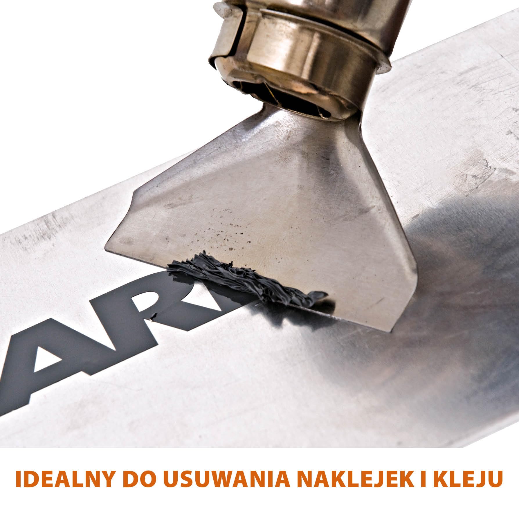 Evolution Power Tools HDG200 Cyfrowa opalarka z regulacją temperatury (opalarka na gorące powietrze) Zakres temperatur od 50 do 630¡ – W zestawie: futerał, 4 x dysze i skrobak, 230V