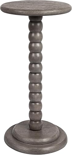 Miniatura 7 de Mesa auxiliar de cóctel con pedestal, color negro