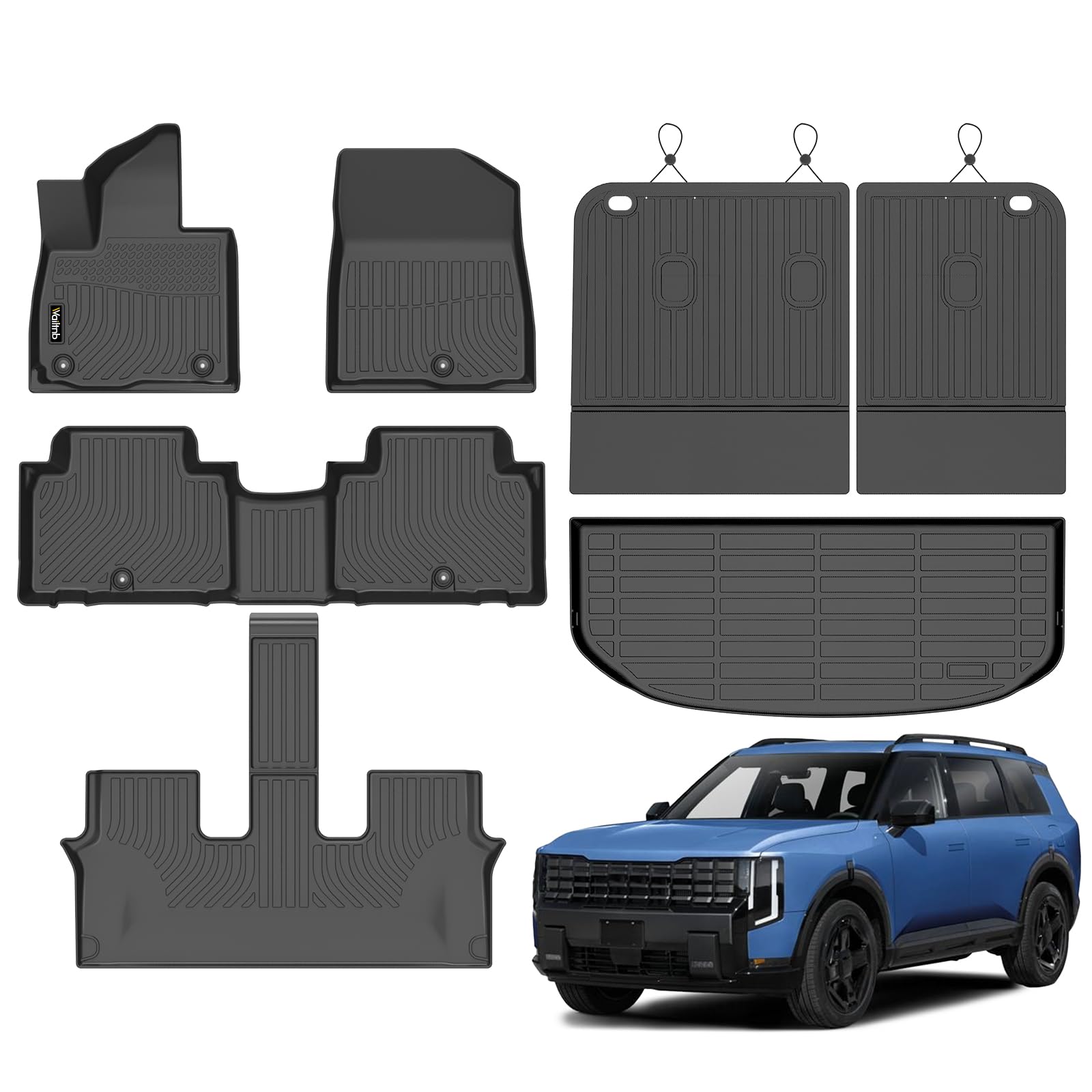 Mats for Kia Telluride 2027 (Gas Only) Floor Mat Cargo Liner
