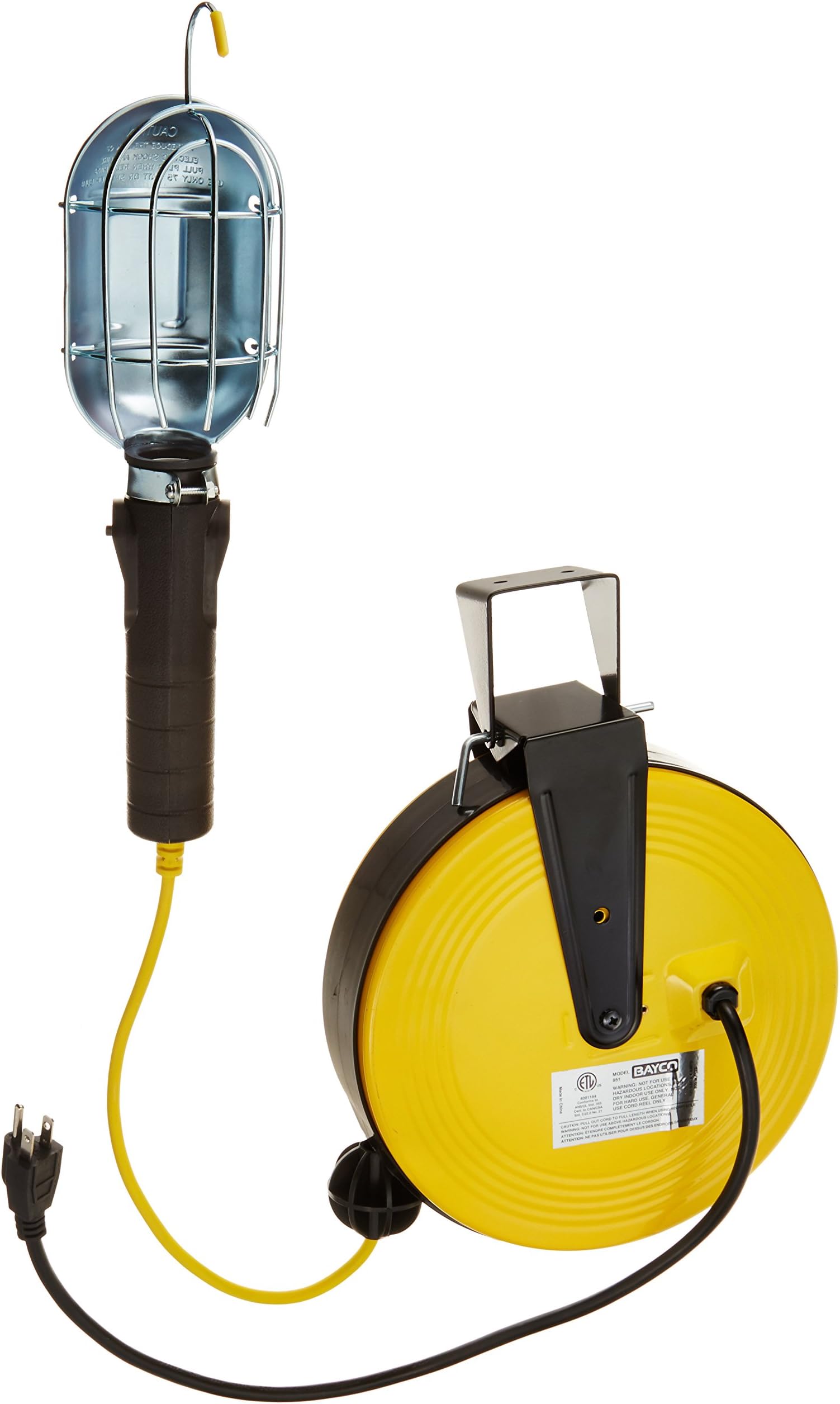 Retractable Cord Reel Work Light (5000A30G) Tools & Home