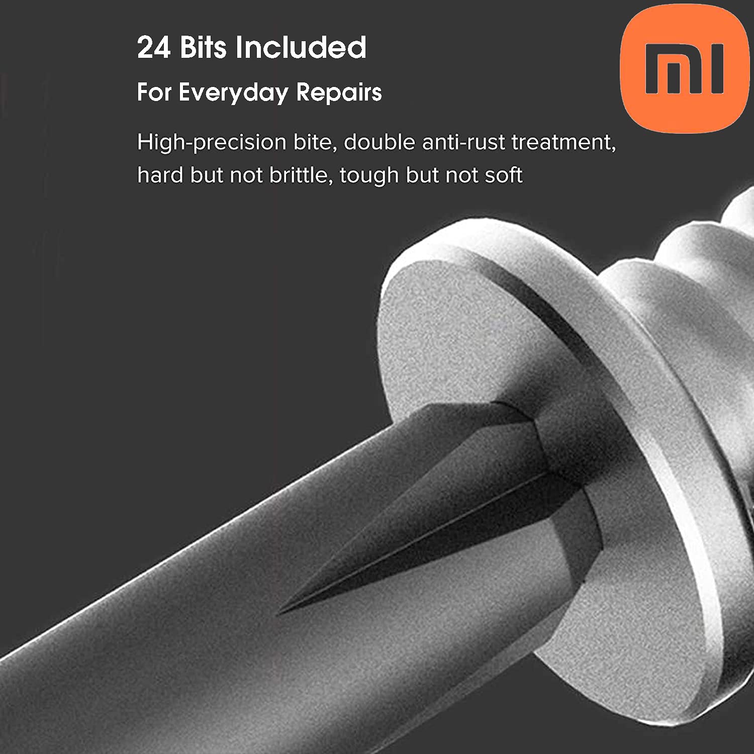 Mi Ultra Precision Cacciavite Kit 24 comuni punte per uso domestico, custodia in alluminio completamente magnetica - Un must have per piccole riparazioni