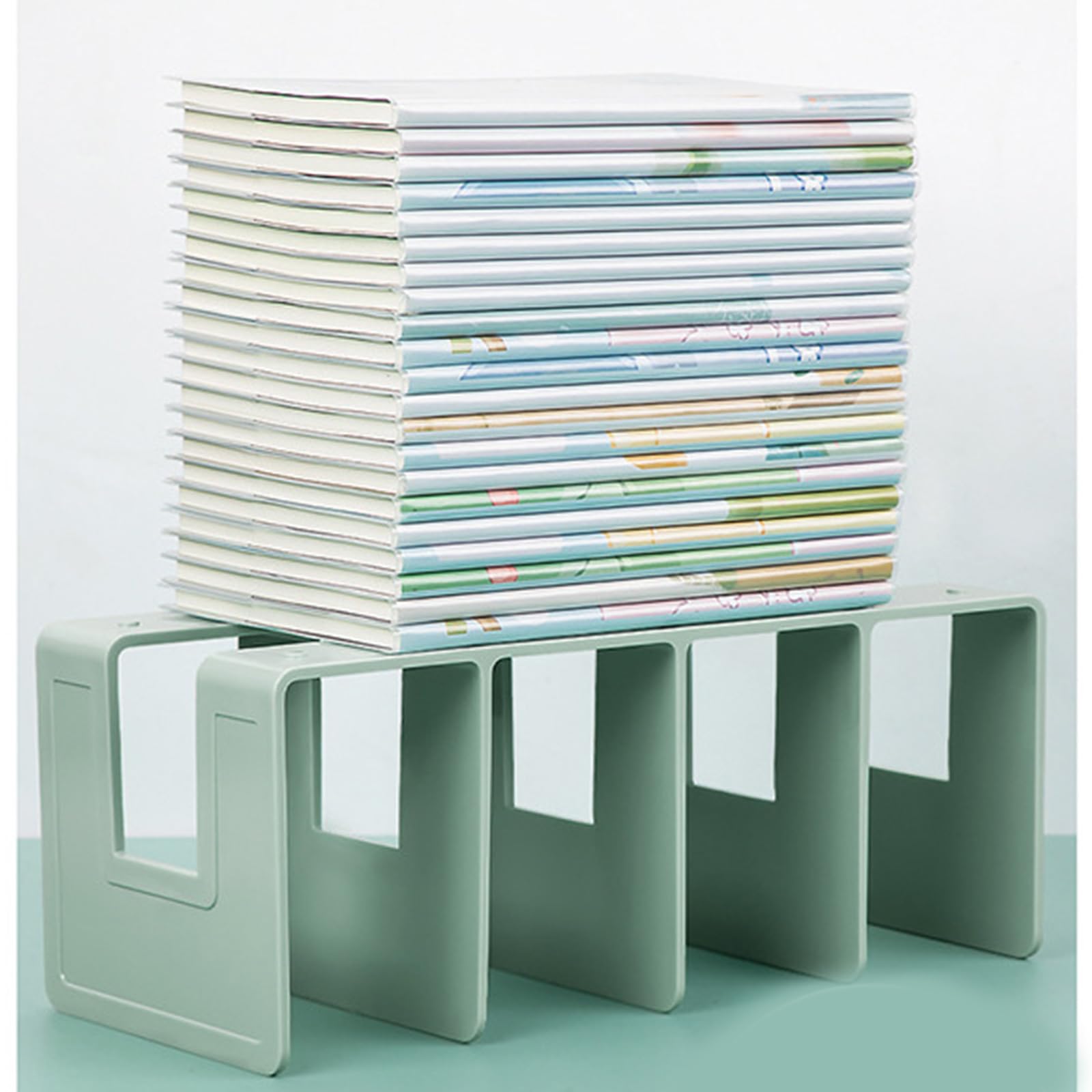 Organizador De Escritorio Con 4 Compartimentos – Para Libros, Revistas Y Archivos