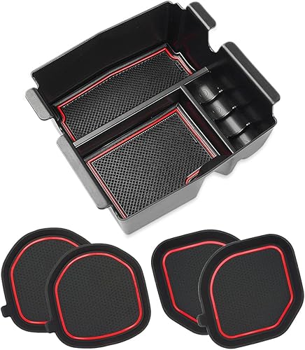 Miniatura 9 de Auovo Auto Cup Holder Insertos Coaster para Wrangler JL JLU 2018 2019 Copa Mat Pad Interior Accesorios Decoración