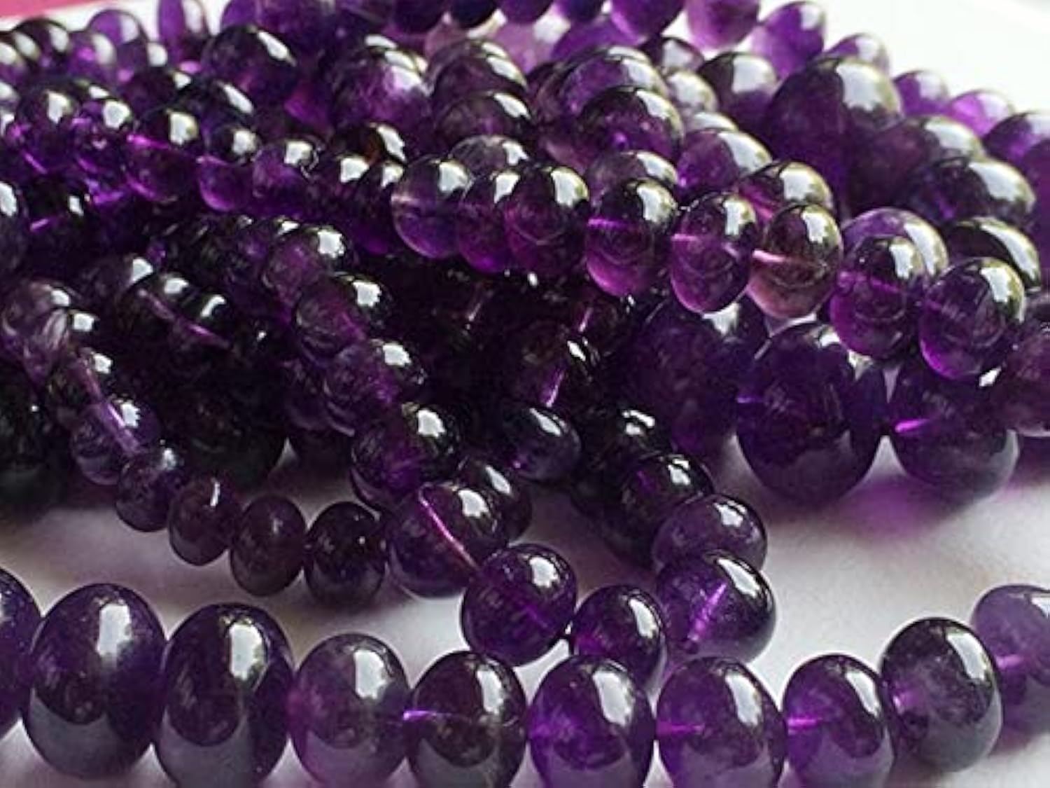 Améthyste d'Afrique perles de 6 à 13mm pour réparer et créer vos colliers