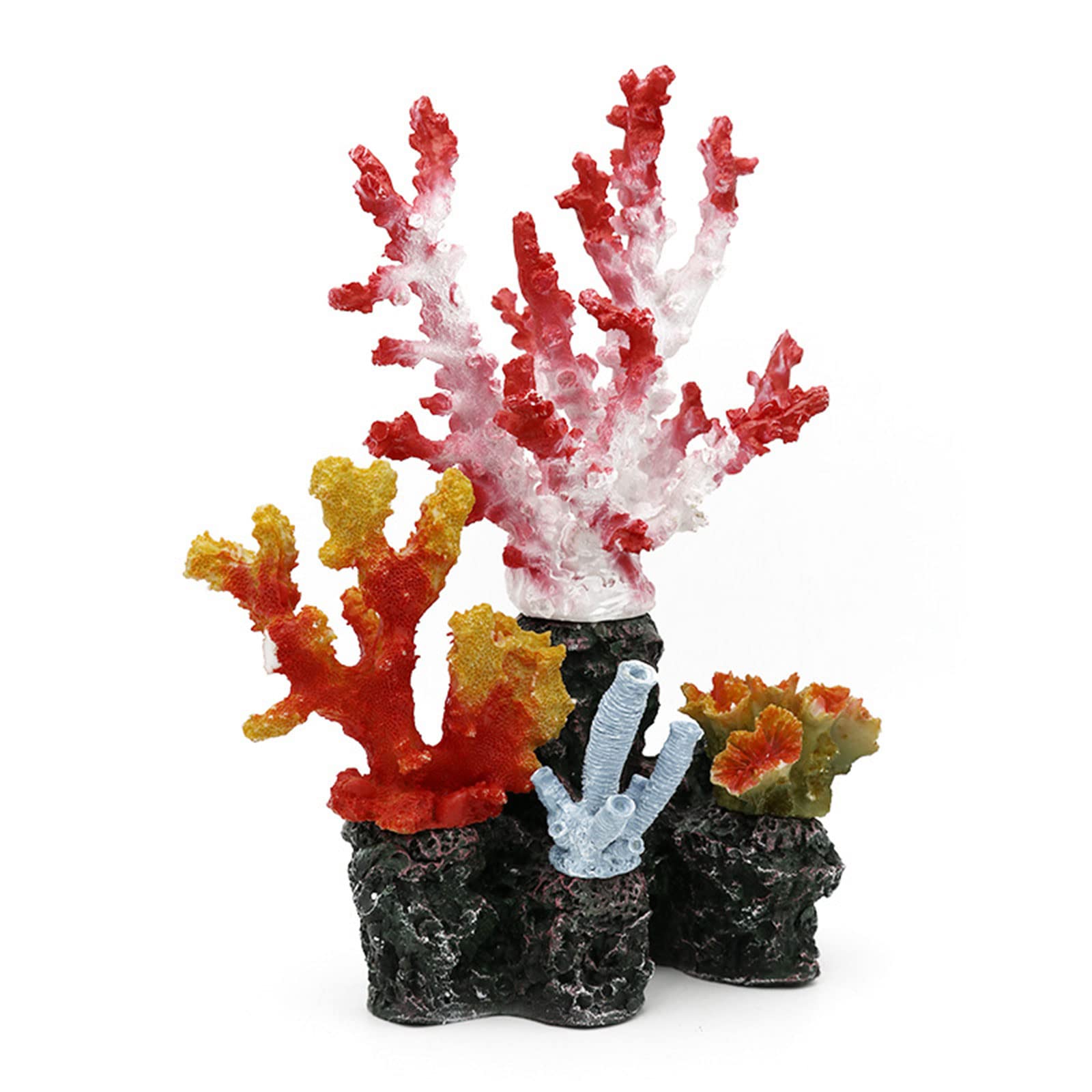Künstliche Korallen für Aquarien, Korallenornamente, Aquarium-Dekoration, Polyresin, Simulationsfische für Aquarien, Riff-Dekorationen, Aquarium, Dekoration, groß, klein