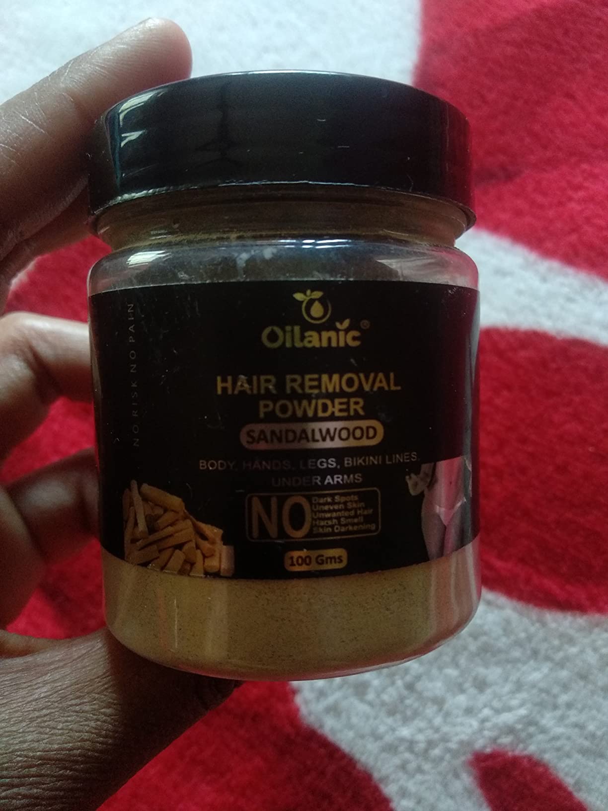 Buy Oilanic Sandalwood Hair Removal Powder 100Gm for Women Online at