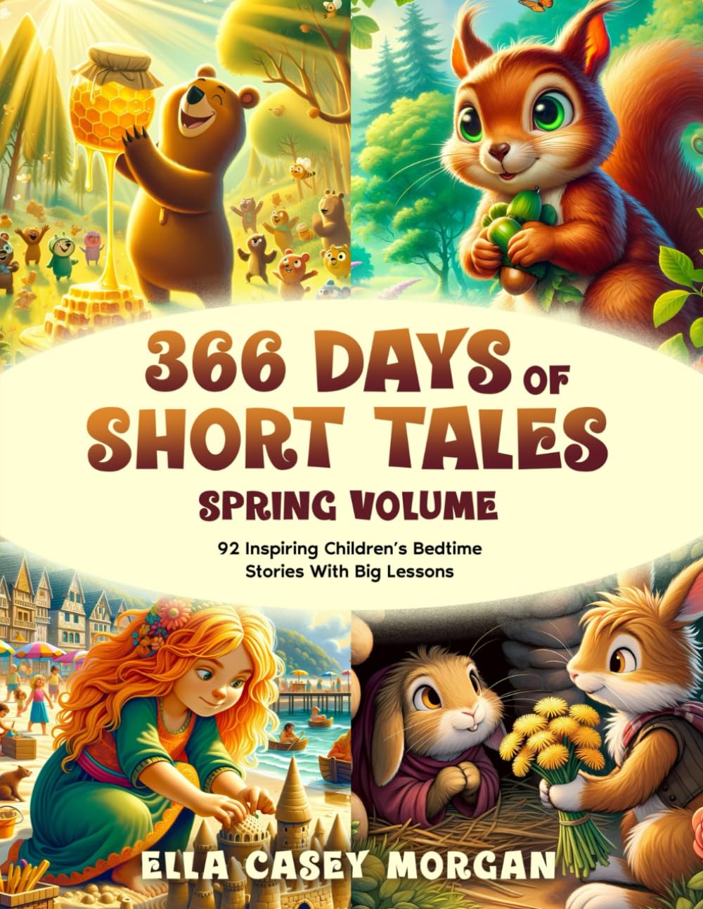 366 Days of Short Tales: Spring Volume: 92 Inspiring Children’s Bedtime Stories With Big Lessons (A New Story Every Day)