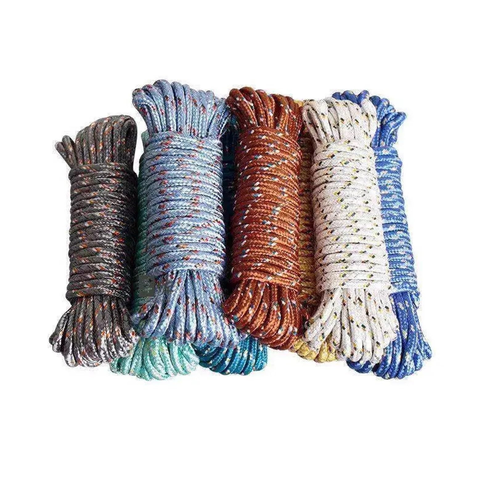 Corde A Linge Corde à Linge en Nylon épaissie for Toit, couettes de séchage extérieures et bâche de Ligne de vêtements for Balcon et terrasse, Accessoires de Voyage(20m -3 Pack)