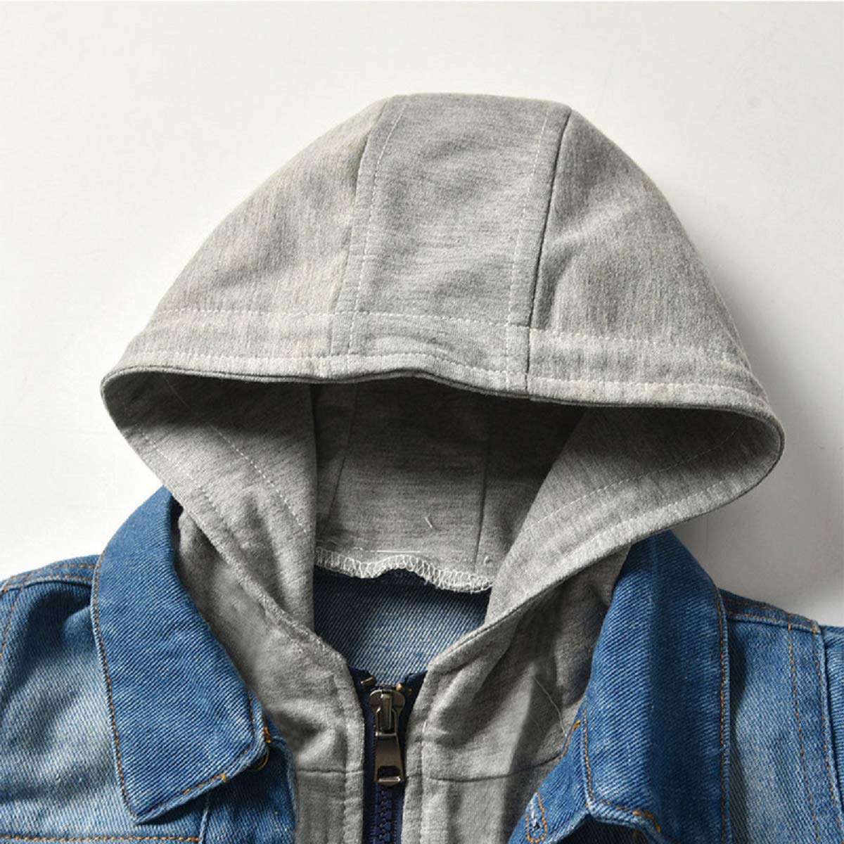 Chaqueta vaquera para niños y niñas con botones para niños pequeños - - 4-5 años