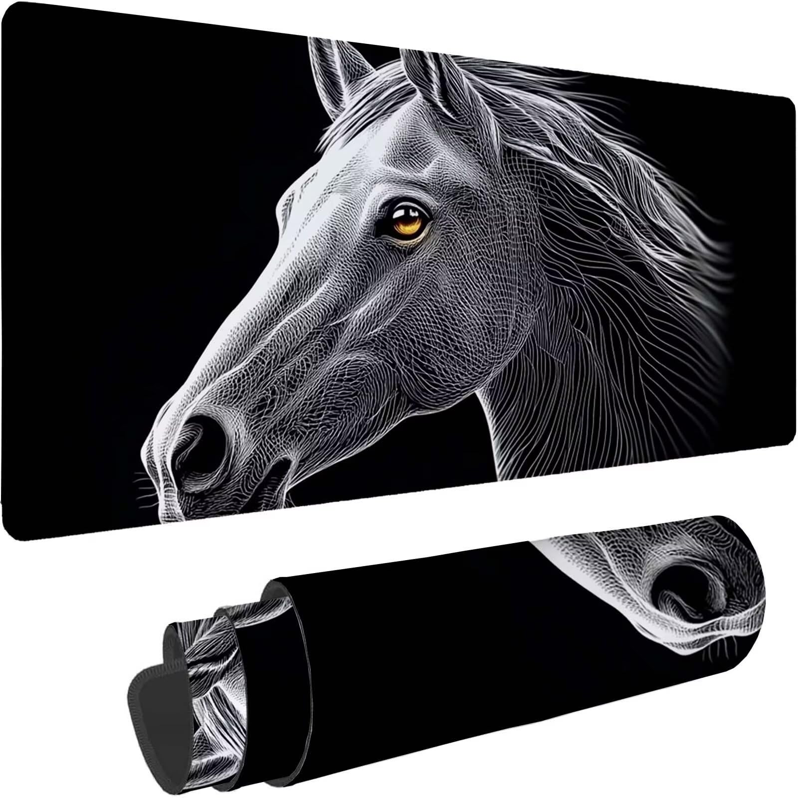 Tappetino Mouse 900x450mm | Superficie Ultra-Liscia | nero 0-z282