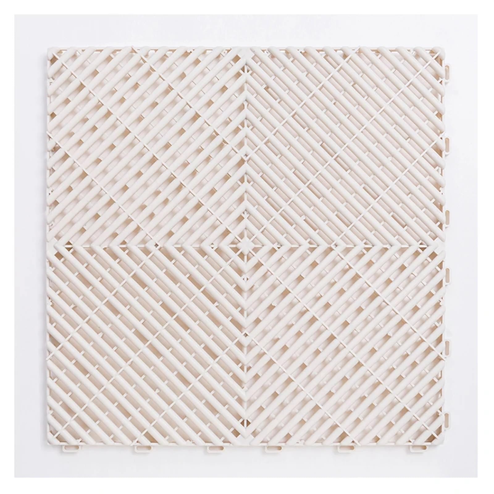 Carreaux de sol de garage en PVC emboîtables antidérapants pour lavage de voiture