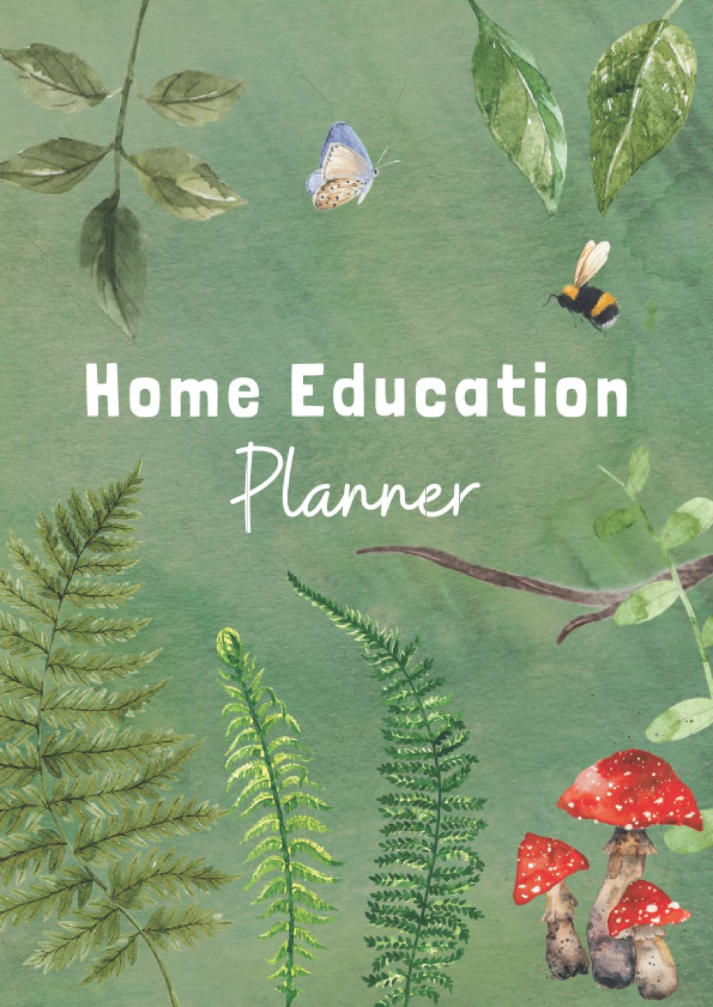 Home Education Planner: Woodland themed home school journal