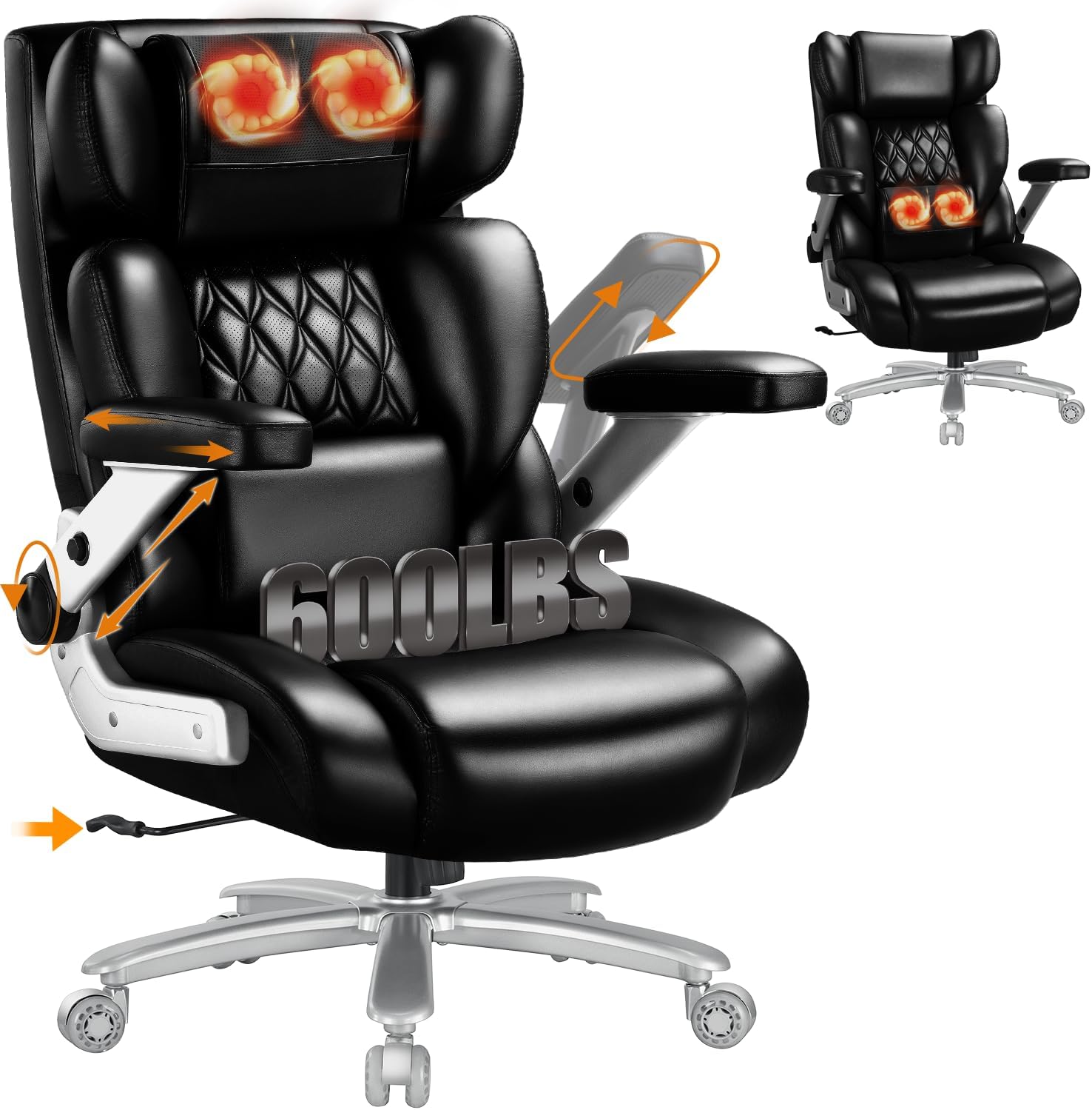 CoreKnead – Executive Office Chair with Kneading Massager