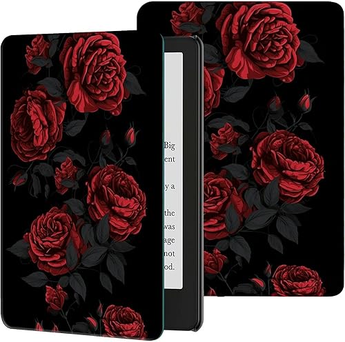 Vista 39 de Funda para Kindle de 6 pulgadas (11.ª generación, versión 2024/2022) delgada de piel sintética, ajustable, multiángulo, Smart Shell con función