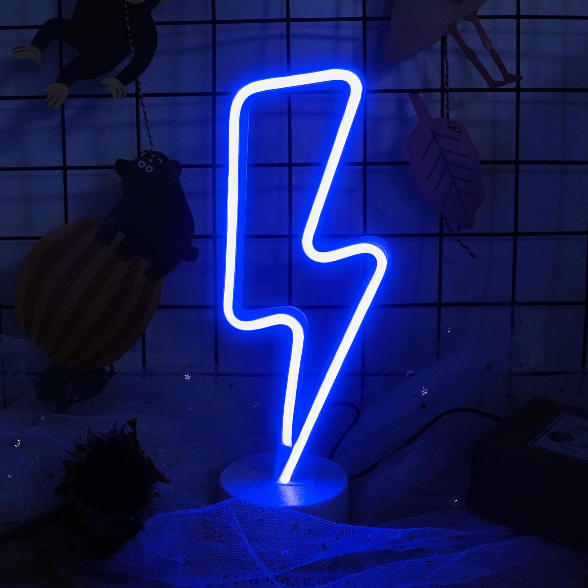 Insegna Luminosa Al Neon COLOFFE A Forma Di Fiamma O Personalizzata? - Luce LED Da Parete Per Camera Da Letto, Natale, Feste, Bar, Alimentazione A Batteria O USB