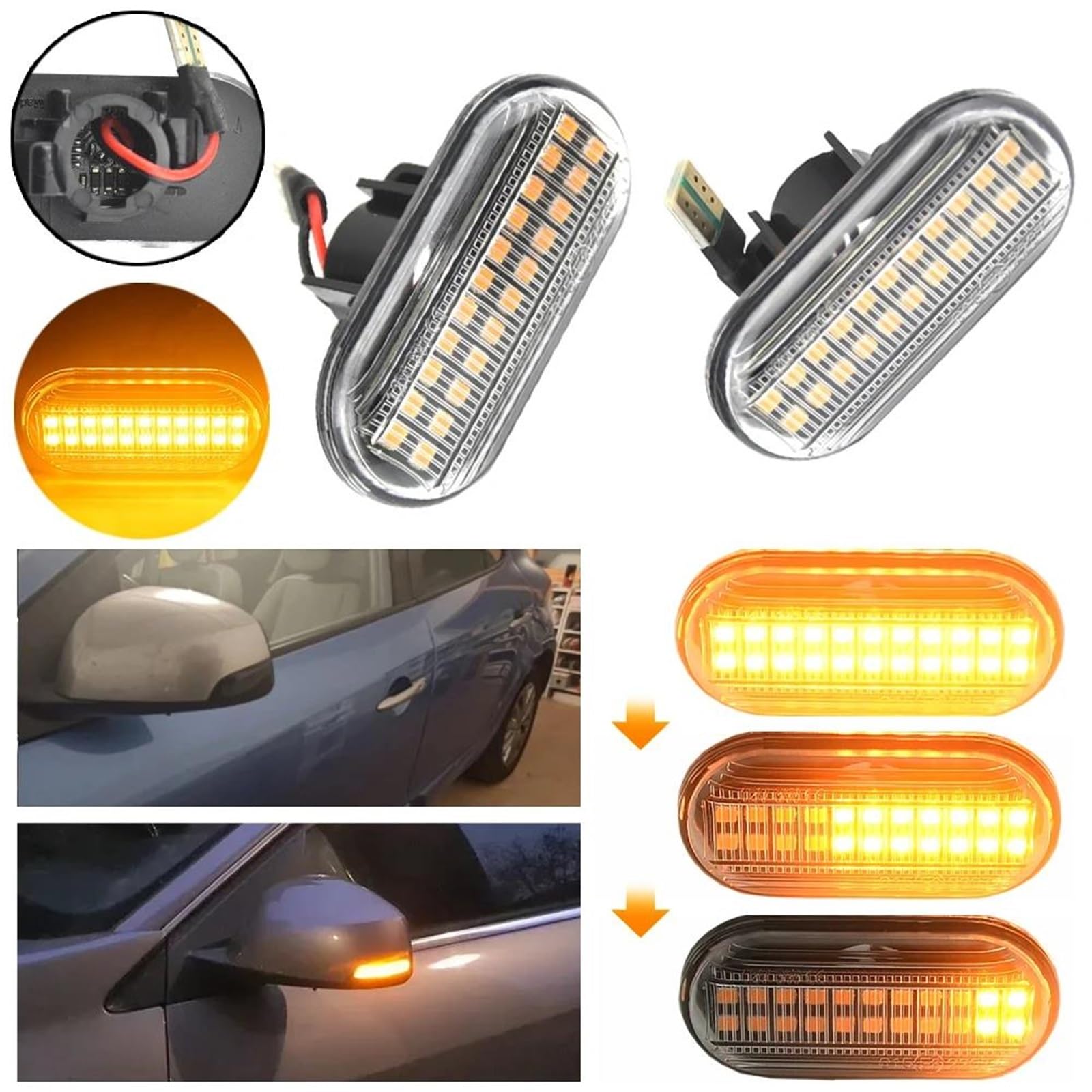 Genérico Luces intermitentes Para Nissan X83 X70 X76 Para Primastar