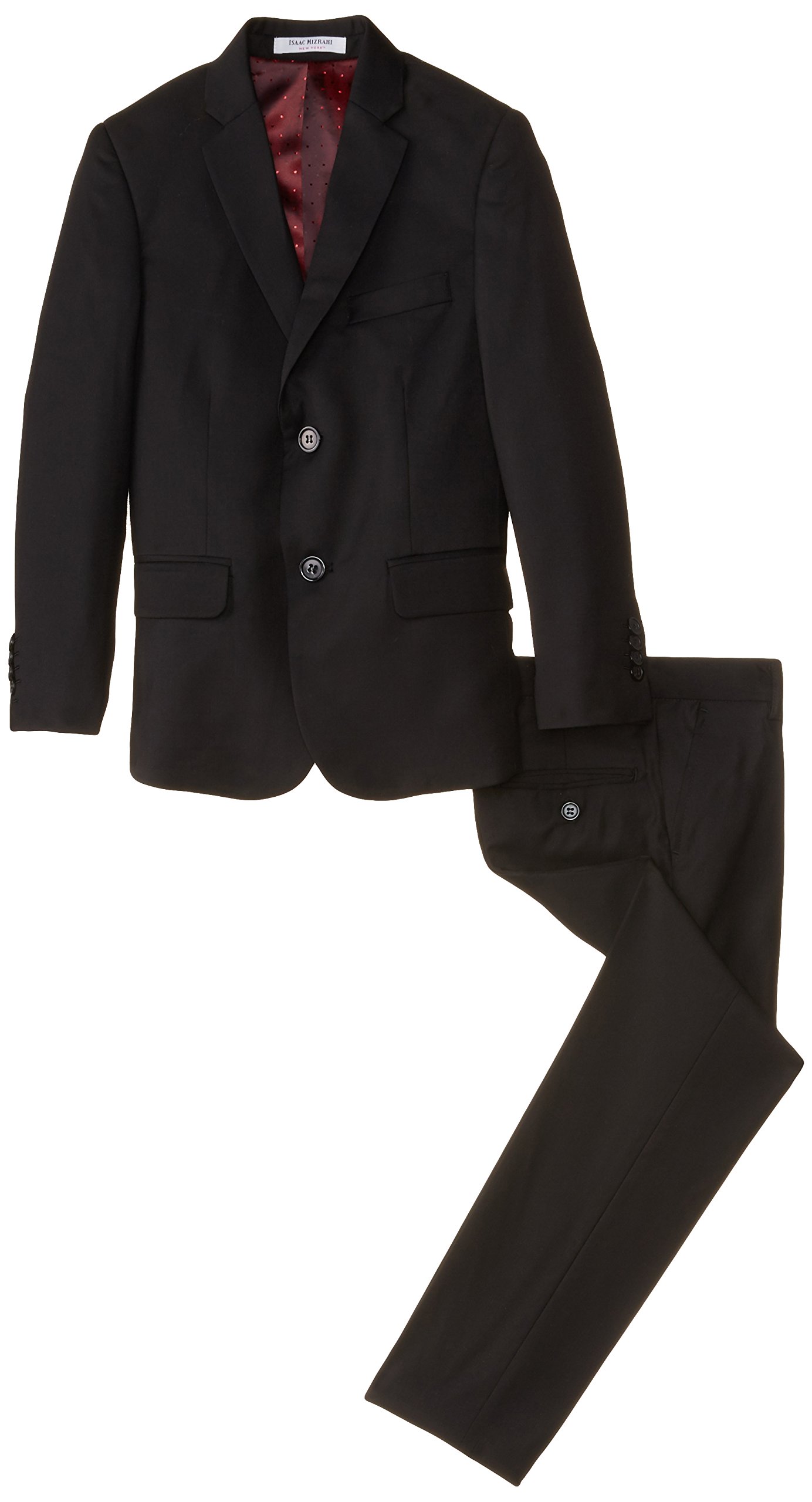 Big Boys' Slim Boys 2 Piece Cut Linen/Cotton Suit