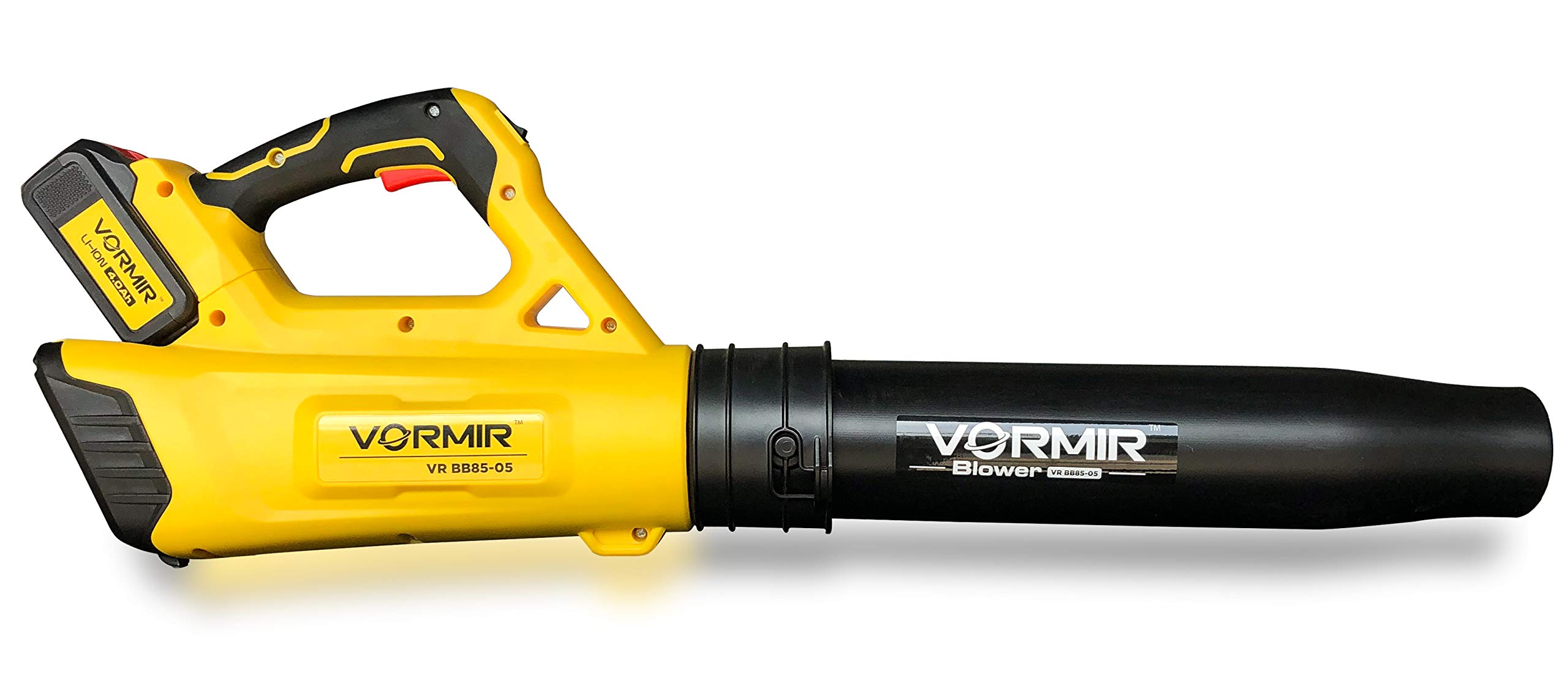 iBELL Vormir 20V Cordless Leaf Blower|Lawn Mower | VR BB85-05 | 280W Brushless Motor, 4000mAh Li-ion Battery, Dual Speed Control, 137 Km/h Air Speed, 527 m³/h Air Volume – Yellow