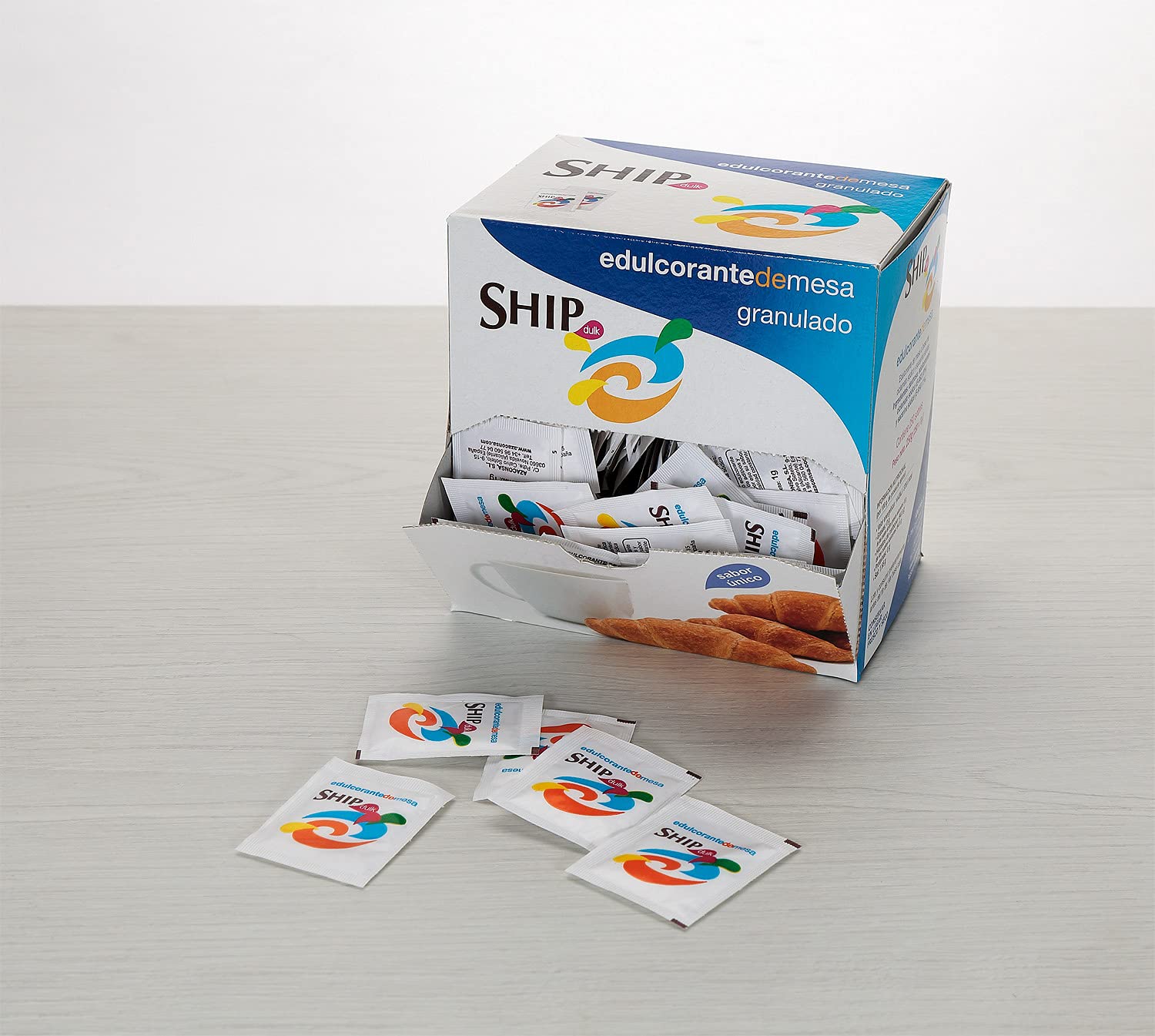 SHIP dulk Edulcorante de mesa en sobres (250 sobres de 1 gramo)